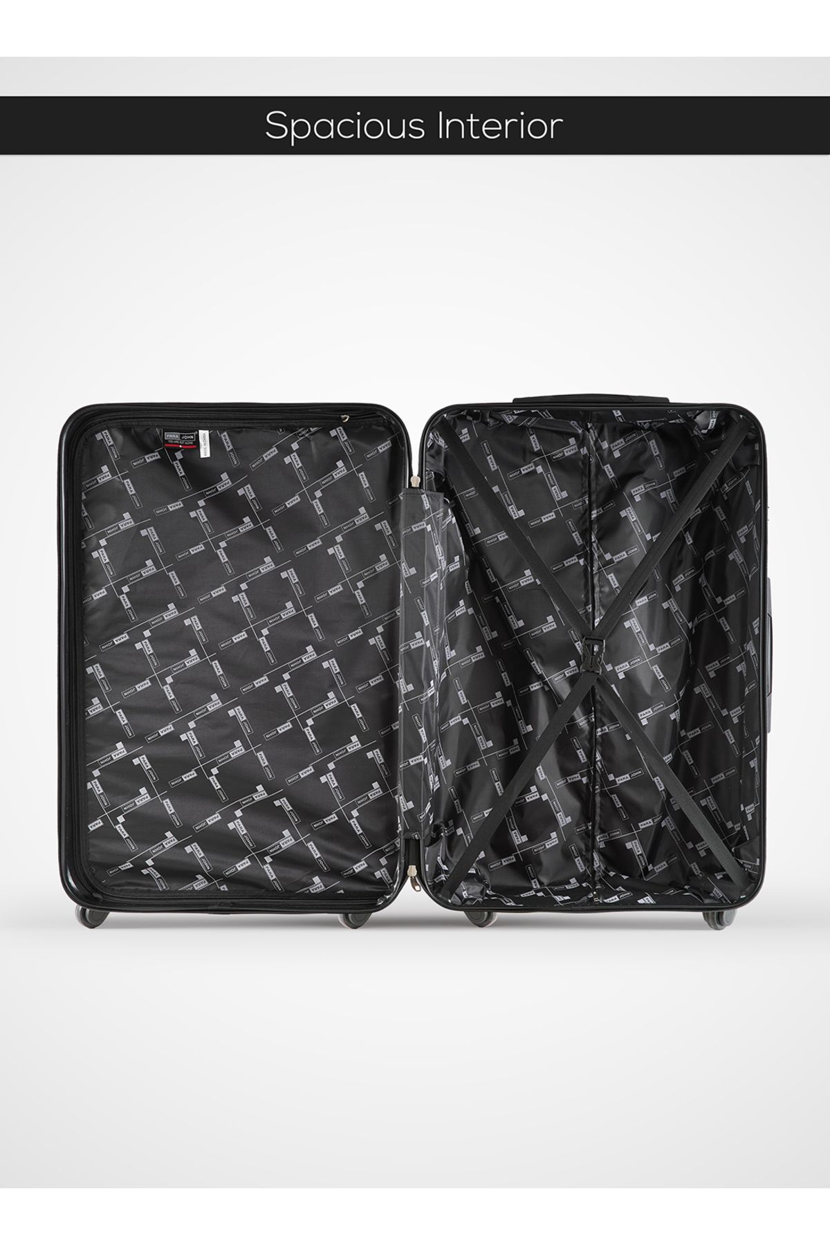 PARAJOHN-Horizon 2-piece Luggage Set Abs Hard Shell Check-in Trolley Bag With 360° Spinner Wheels & Lock 4