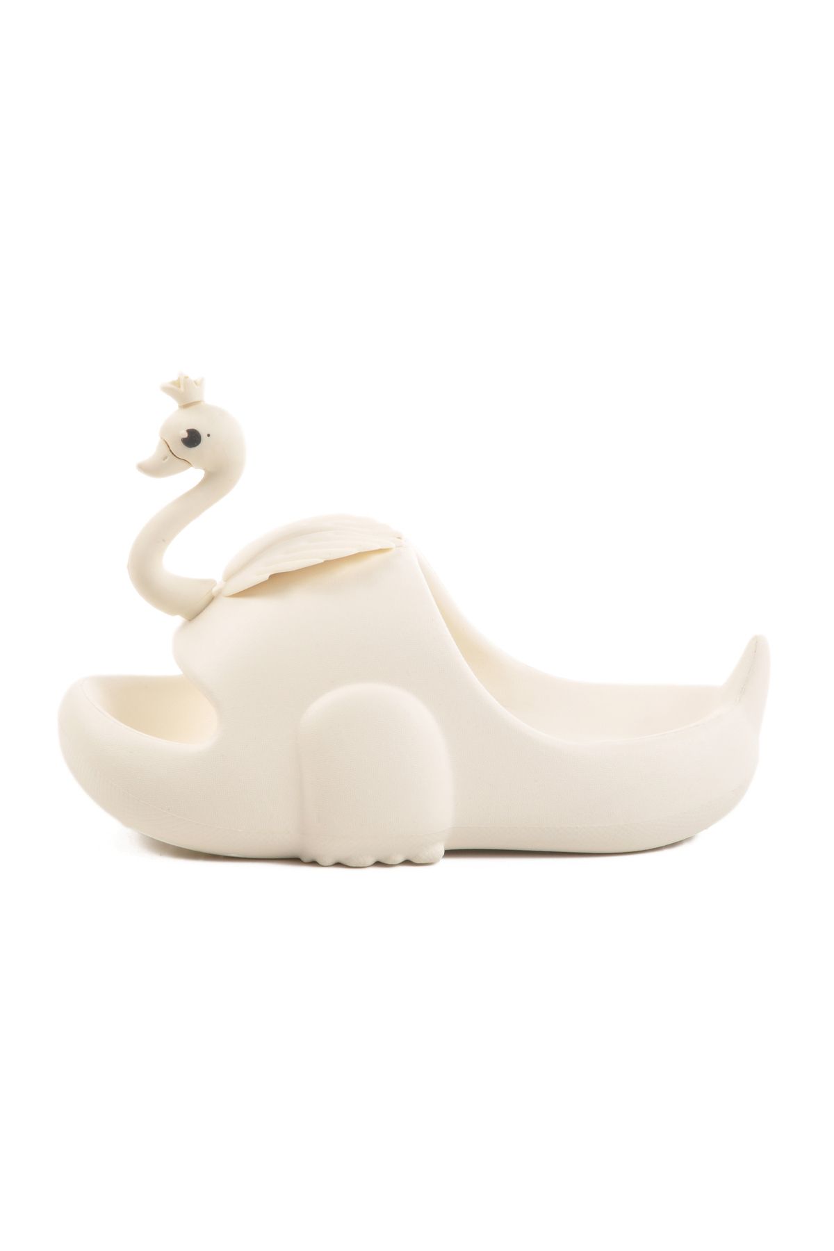 AYK'S-Λευκές ελαφριές παιδικές παντόφλες Swan P-F 2