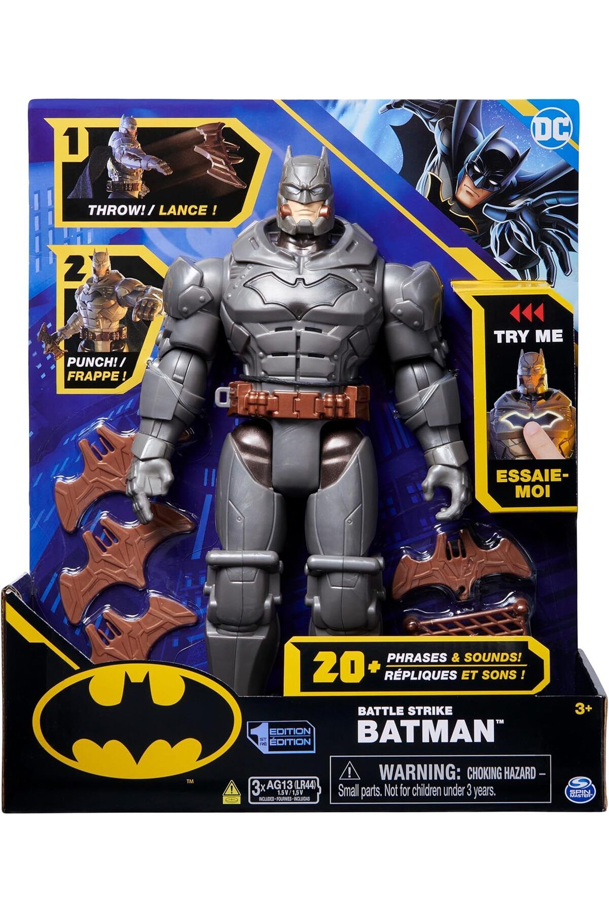 Spin Masters-DC Batman Battle Strike Deluxe Figure 12inch 6064831 4
