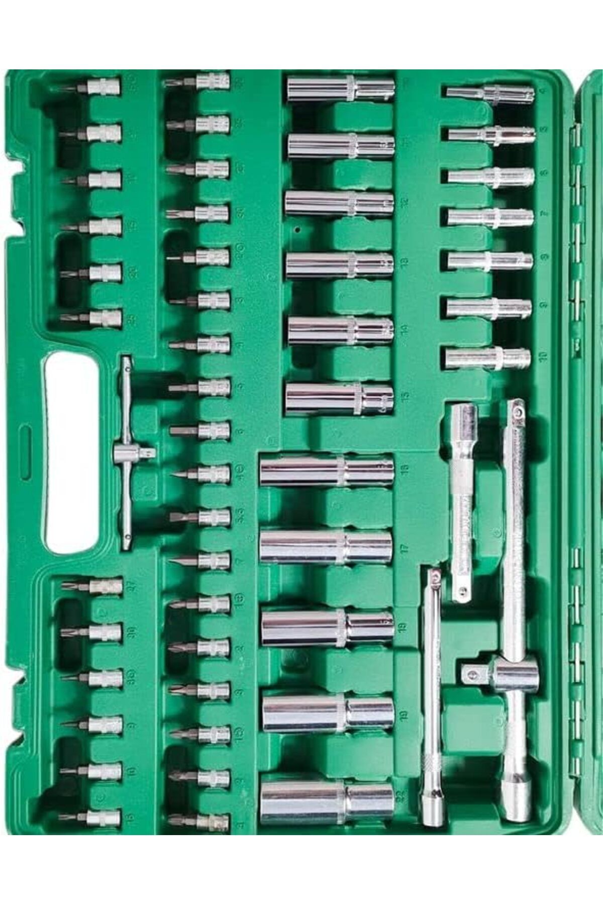 Generic-مجموعة أدوات مفتاح ربط مكونة من 172 قطعة، ومجموعة رؤوس مفكات براغي، ومجموعة رؤوس مفتاح ربط بمقاس 1/4 بوصة و3/8 بوصة و1/2 بوصة، ومجموعة رؤوس مقبس ورأس مفك براغي من إندوس 4