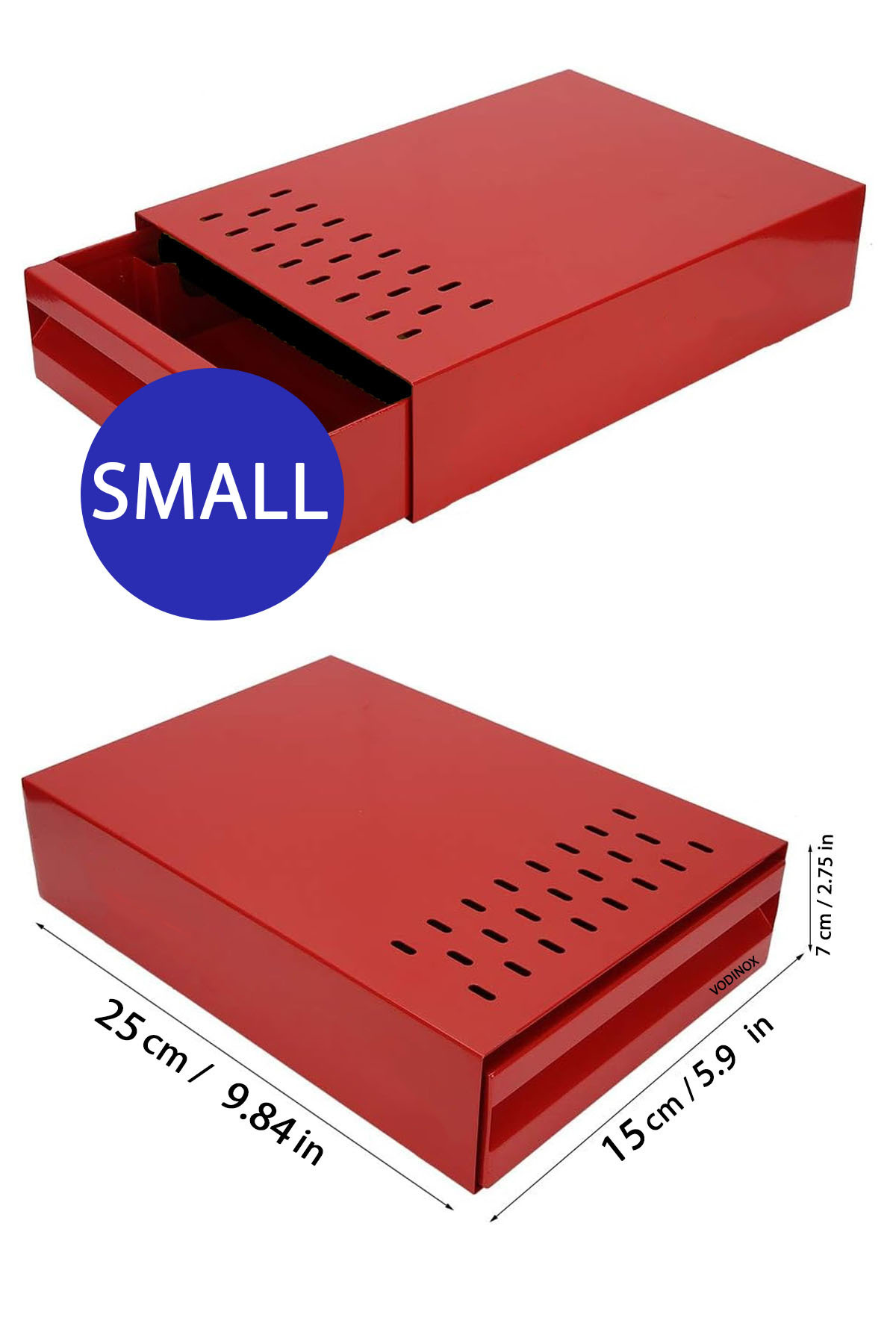 VODİNOX Posa Çekmecesi Kahve Atık Tablası Knock Box ( 15 X 25 X 7