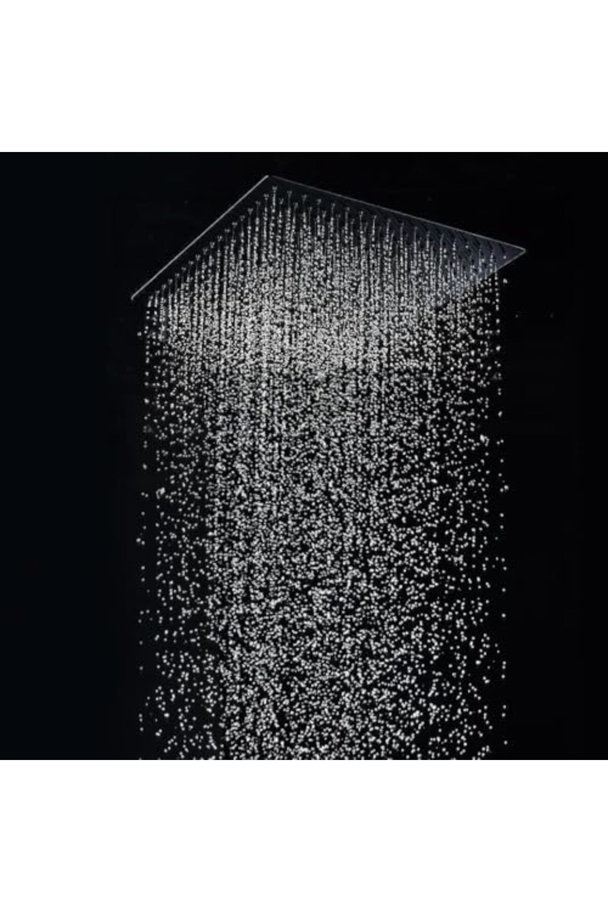 fitto-Large Rain Shower Head 16 Inch - Ceiling Mounted Matte Black 304 Stainless Steel, High Water P 3