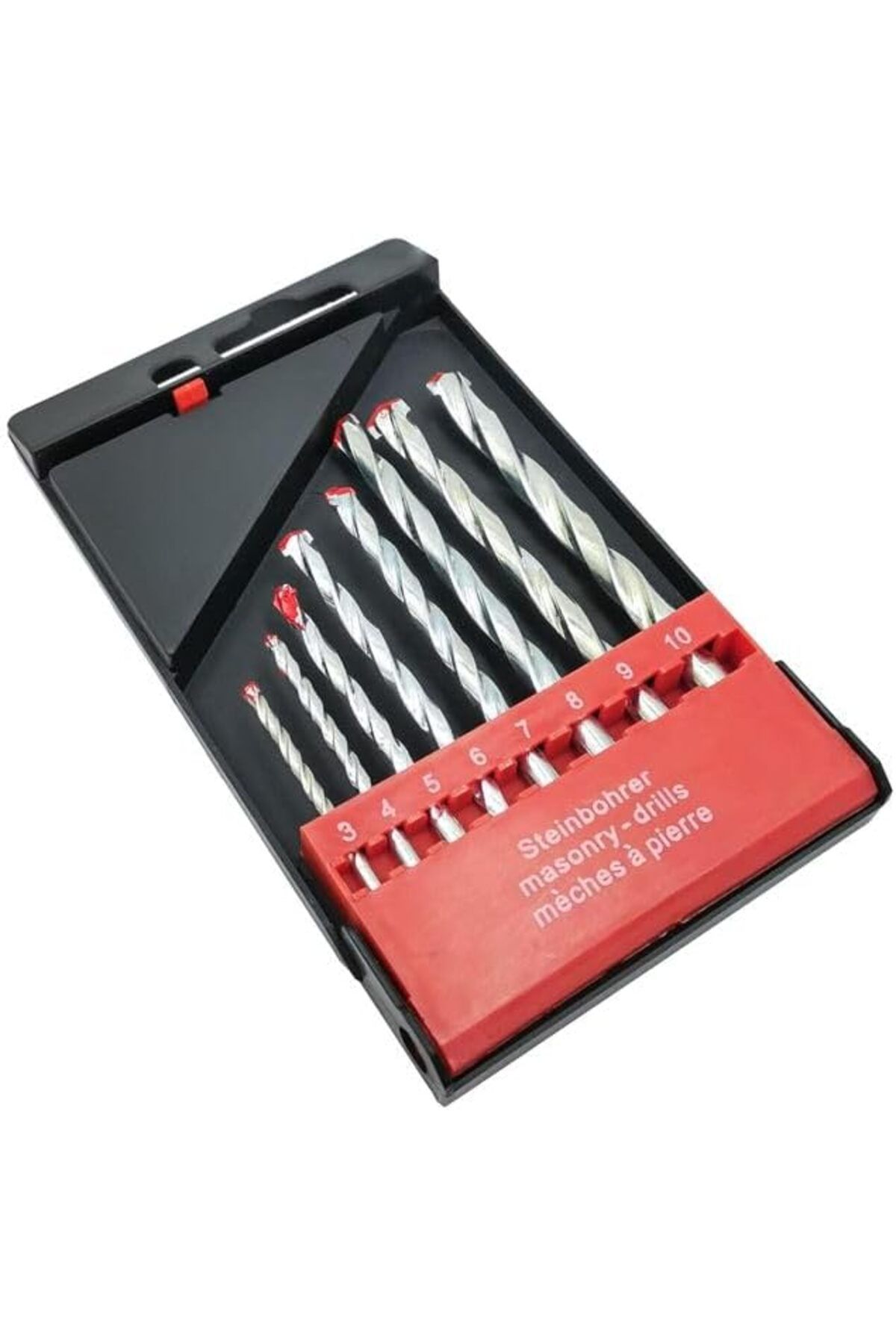 Generic-8Pcs Steinbohrer Masonry Drill Bit Set, Used for Concrete, Brick, Tile, 1/8" to 3/8" (3 4 5 6 7 8 9 3
