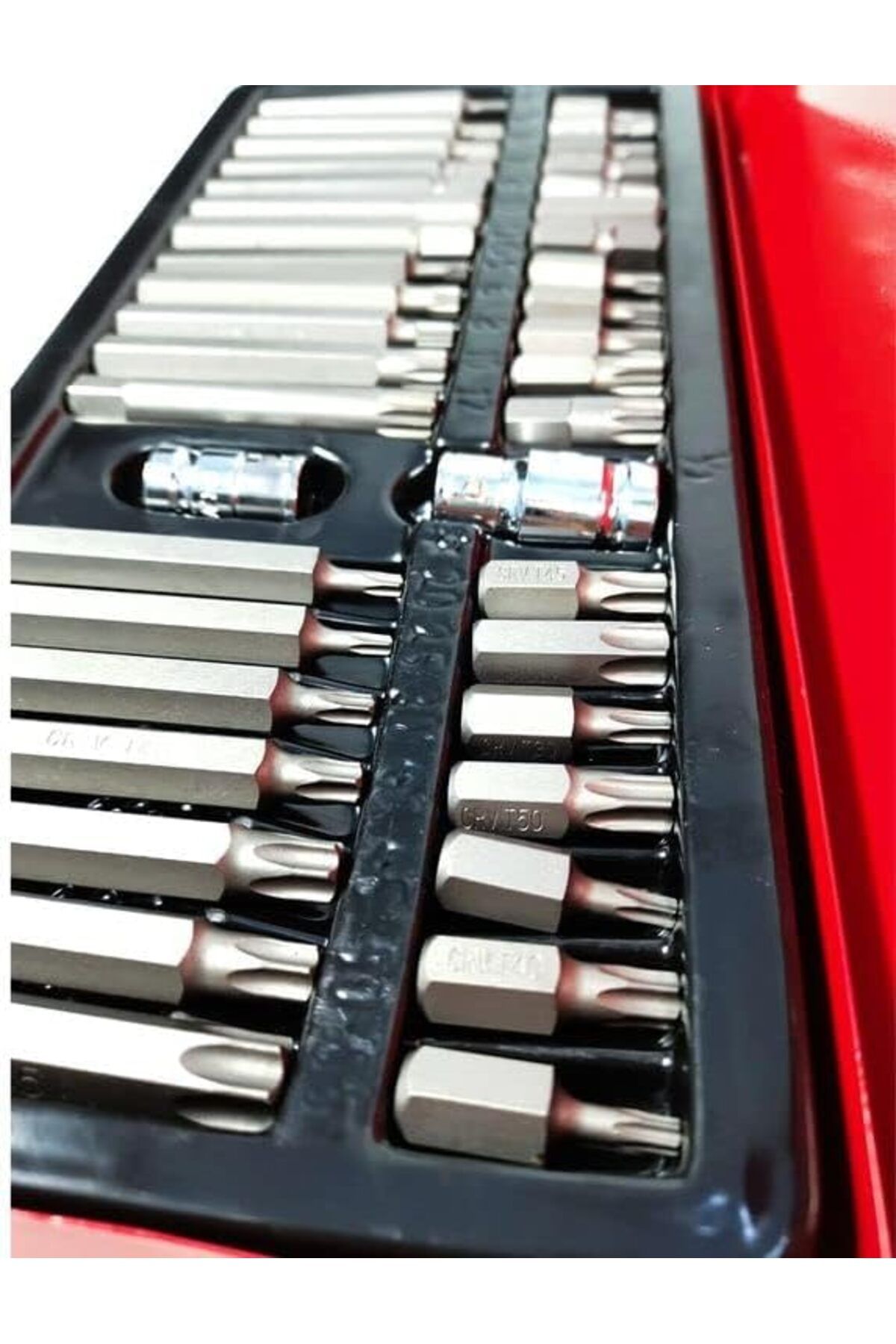 Generic-مجموعة رؤوس مفكات سداسية سداسية الشكل من Defaon.s Torx Star Spline بمقبس سداسي سداسي الشكل T20-T55، 40 قطعة 4