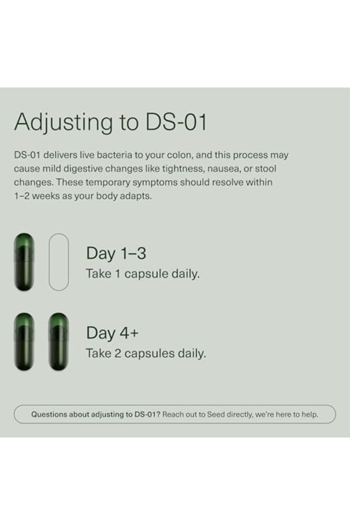 SEED-DS-01 Daily Synbiotic (60 Capsules) - 53.6 Billion AFU - Digestive Health, Gut Health, and Immu 8