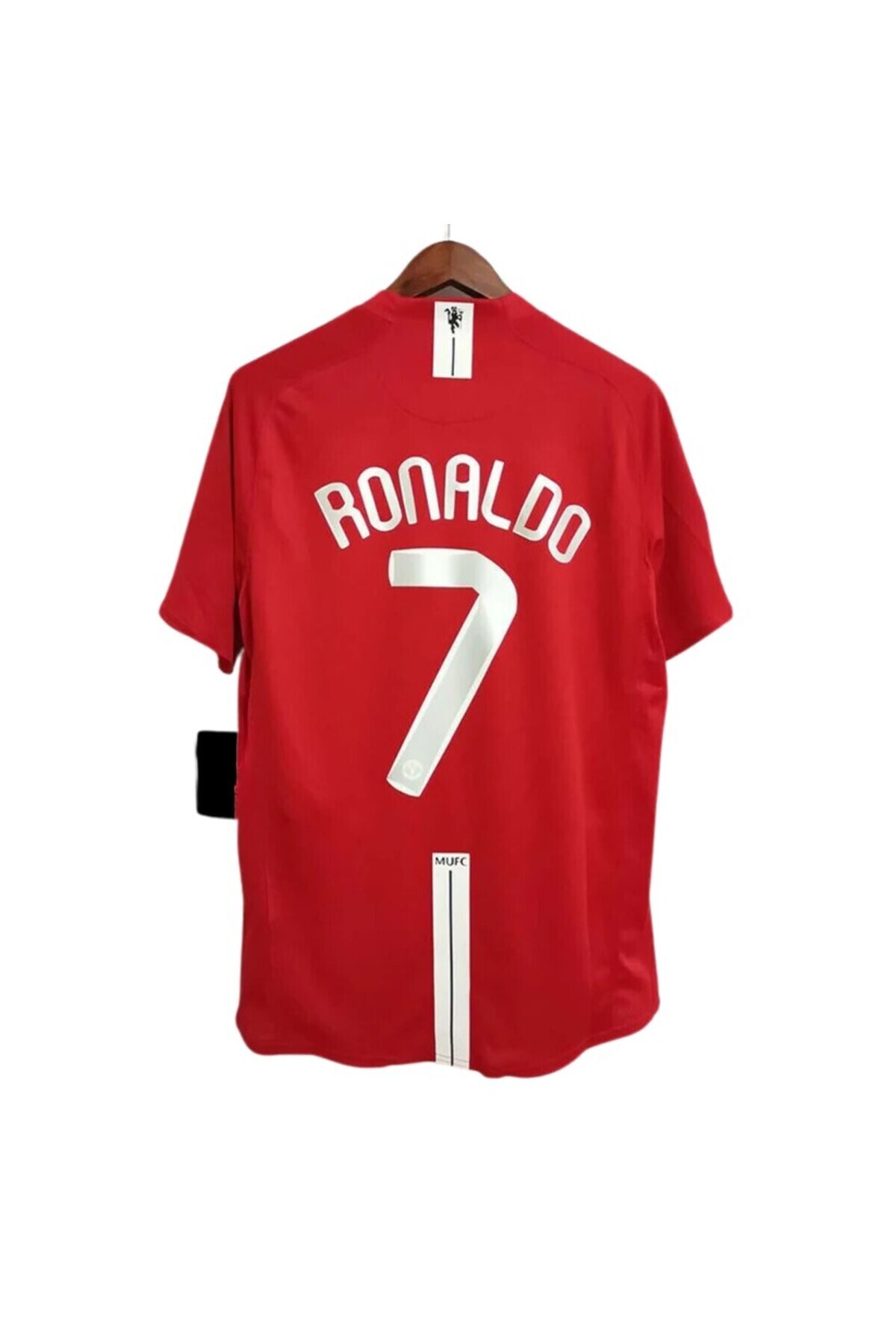 OVES Cristiano Ronaldo 2008 Sezonu Efsane Nostaljik Kırmızı Kısa Kollu Yetişkin Forması