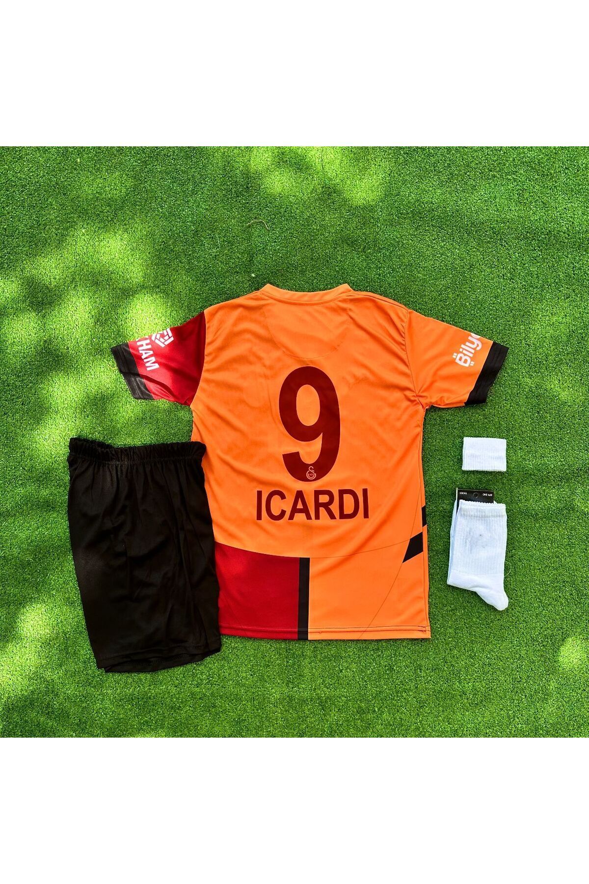 BREATHLESS .G'âlatâsarâyy 2024/25 Sezon M.auro I'cardi Parçalı Çocuk Forma 4'lü Set