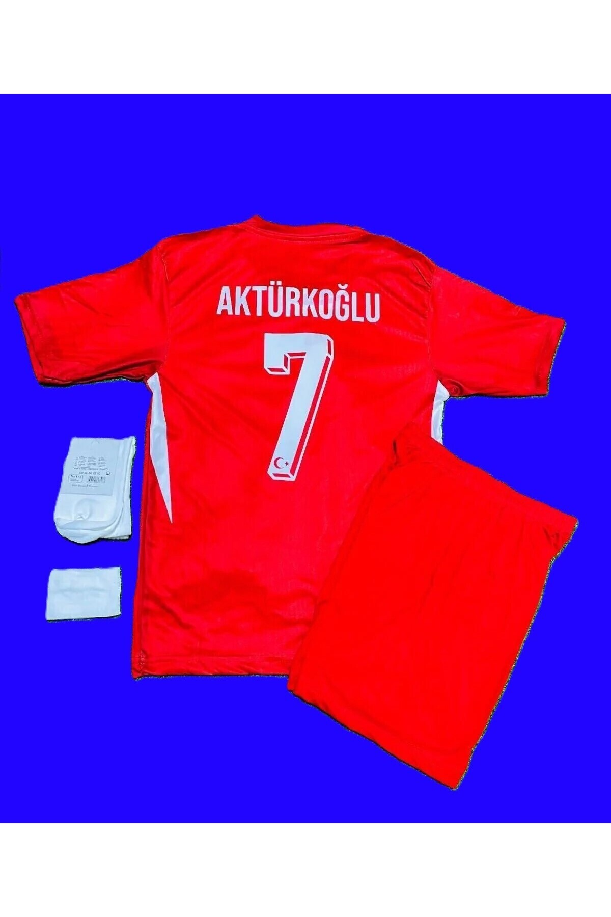 OVES Kerem Aktürkoğlu Türkiye Milli Takım Çocuk Forması 4'lü Set