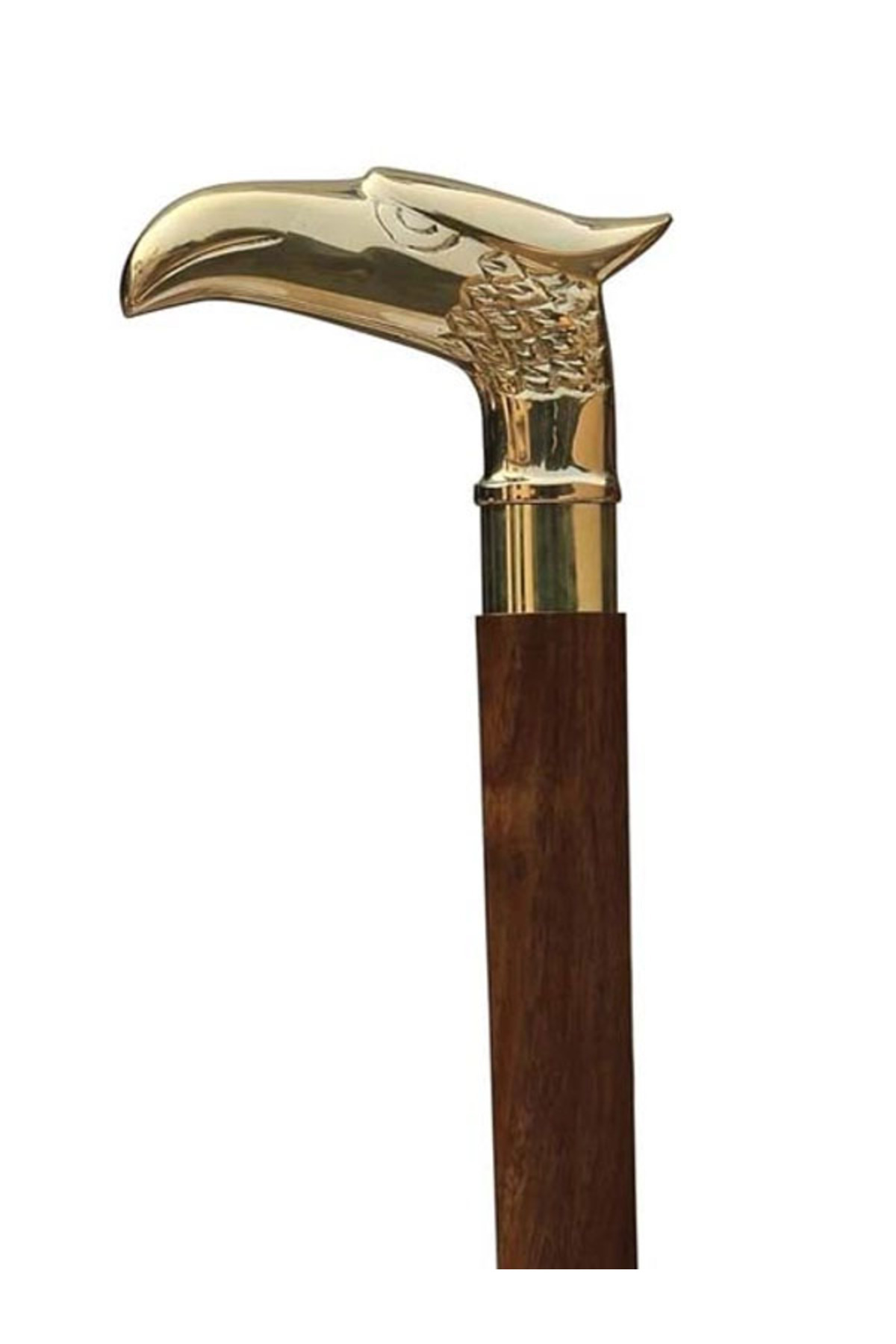 moryconcept Kartal Başlı Pirinç Saplı Baston