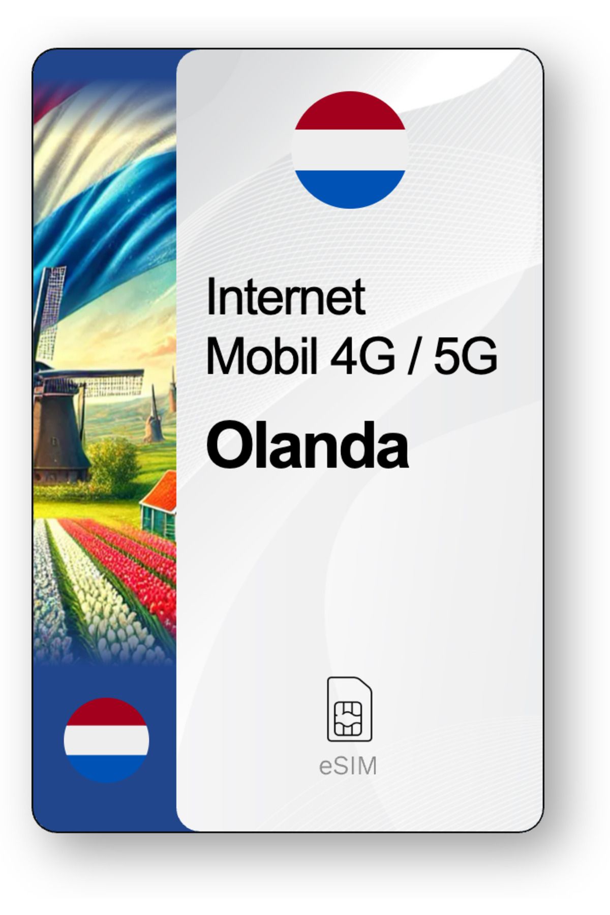 netSIM-eSIM Internet Netherlands, valid for 30 days, Unlimited traffic 1