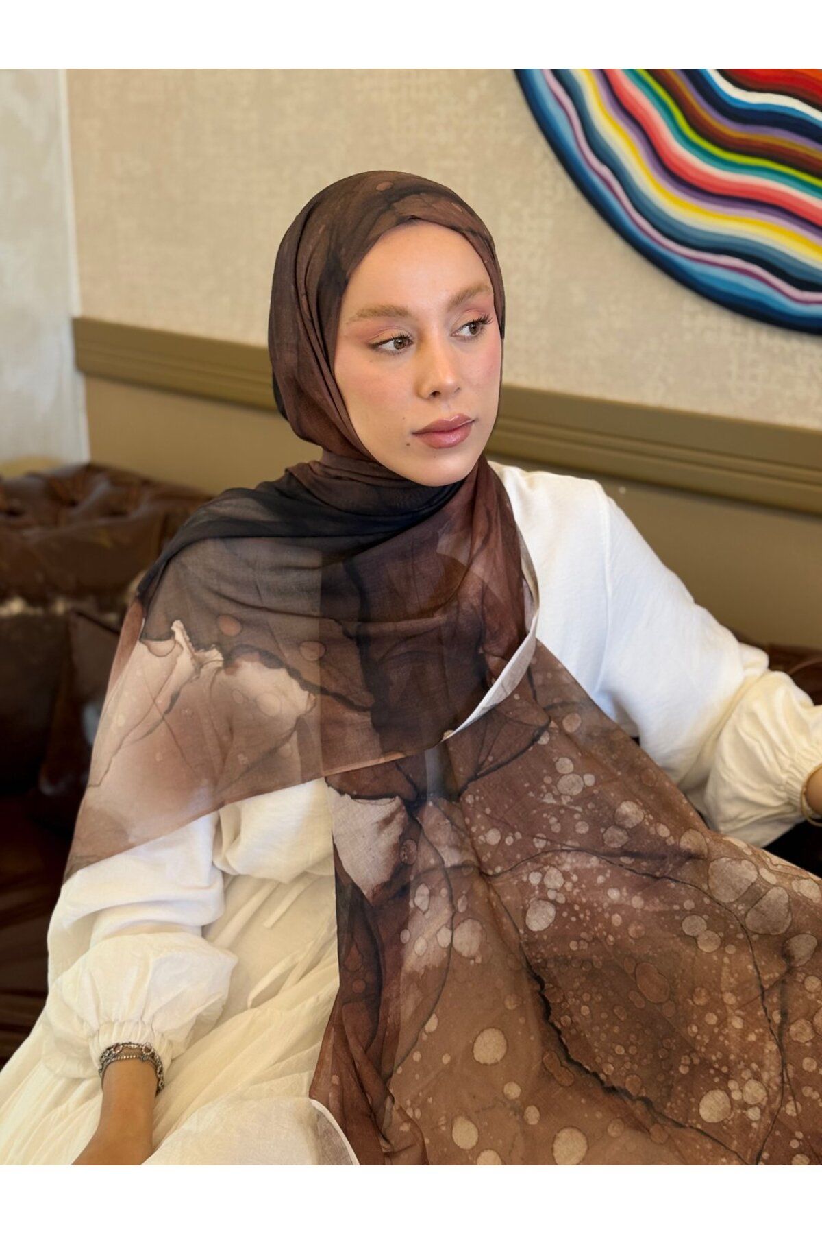 Modakaşmir-Avista Pattern Moon Shawl 1