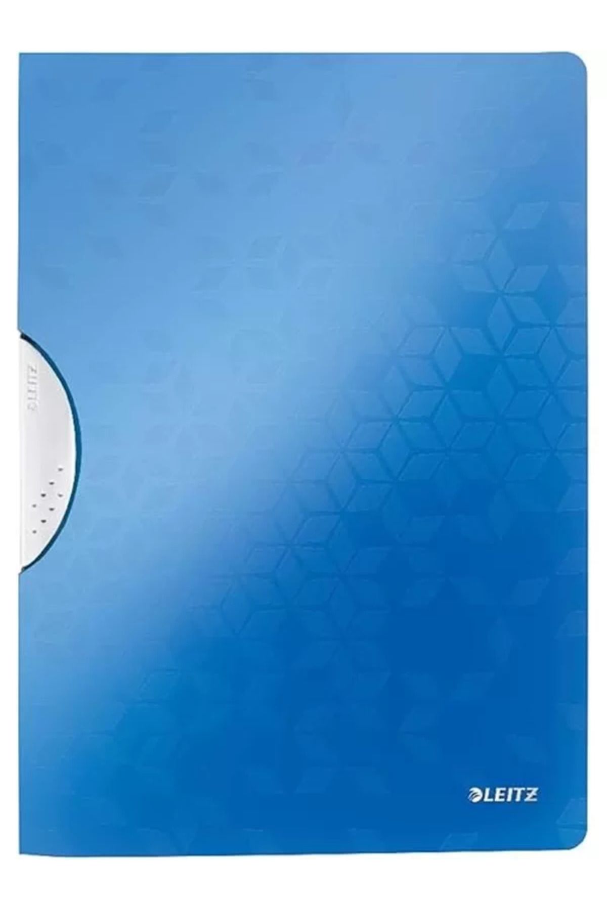 Leitz-41850036   Wow A4 Colorclip Compression File, Metallic Blue 1