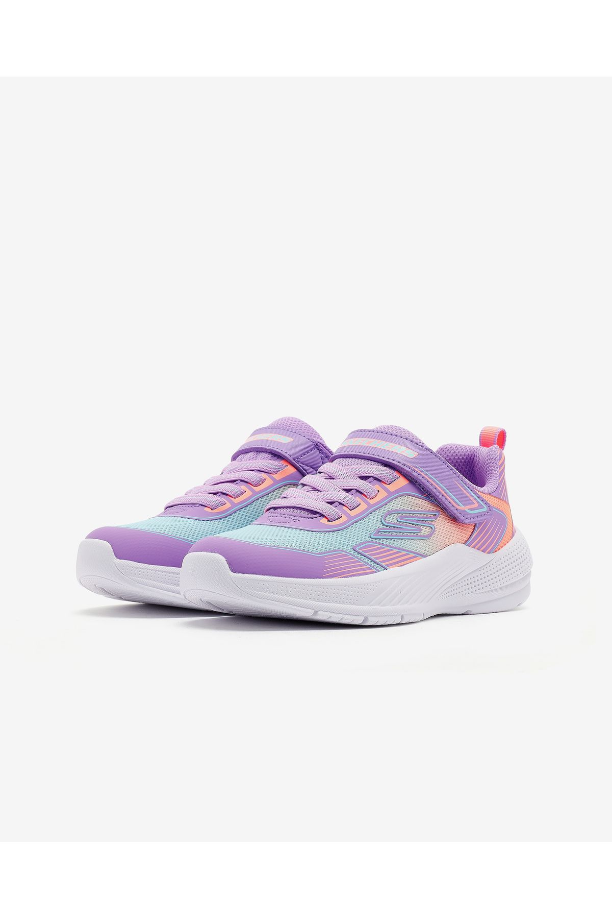 SKECHERS-Mıcrospec Advance velké dívčí fialové sportovní boty 303657l Lvmt 3