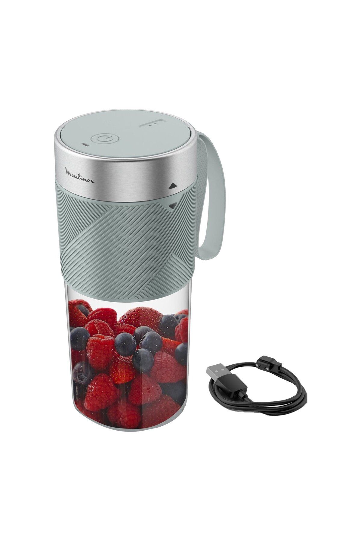 Moulinex-LIGHTMIX Portable Blender, 300 ml, 50W, Grey, LM1C0410 8