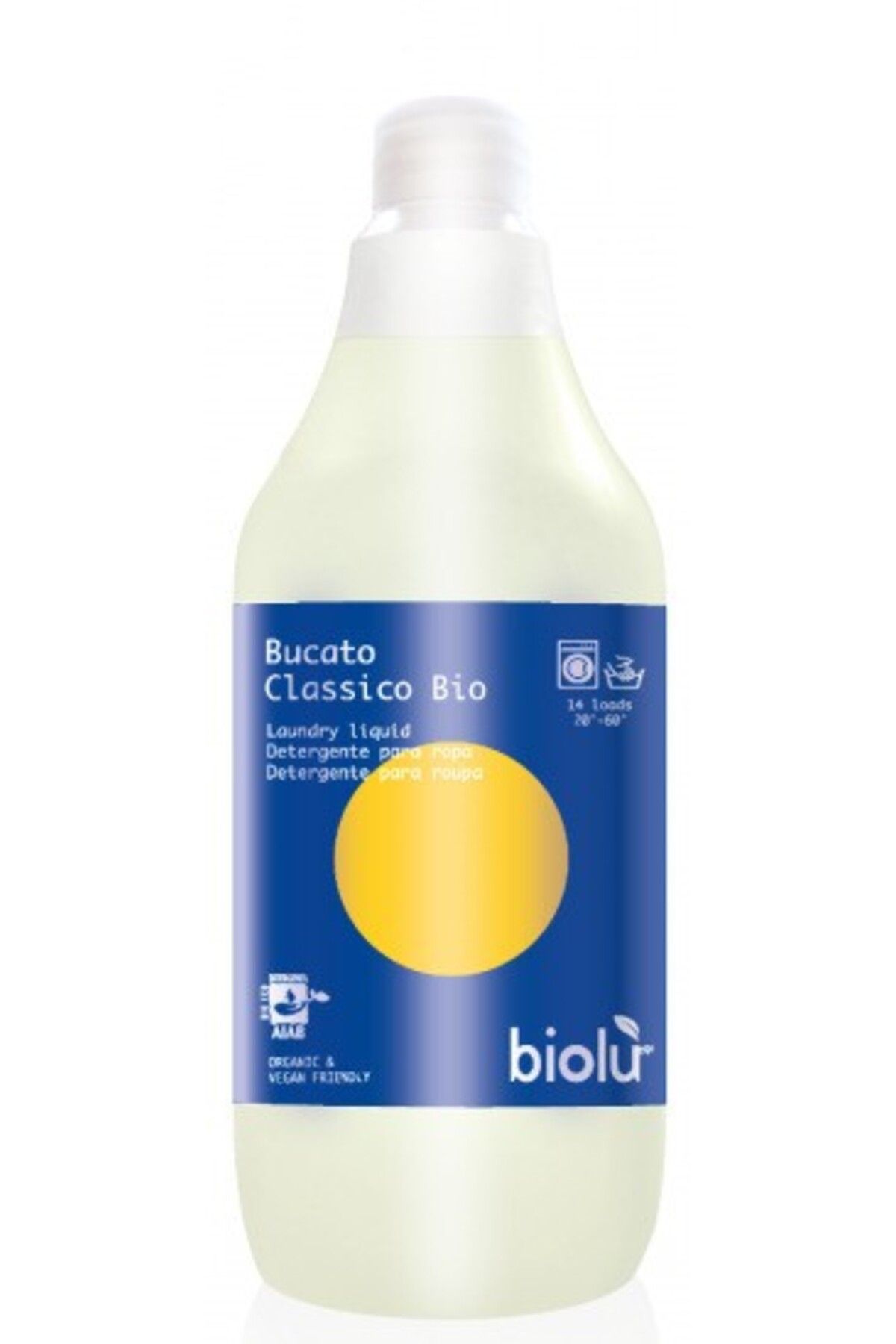 JollyMag Biolu Detergent Lichid Pentru Rufe Albe Si Colorate Lamaie 1l - One Size