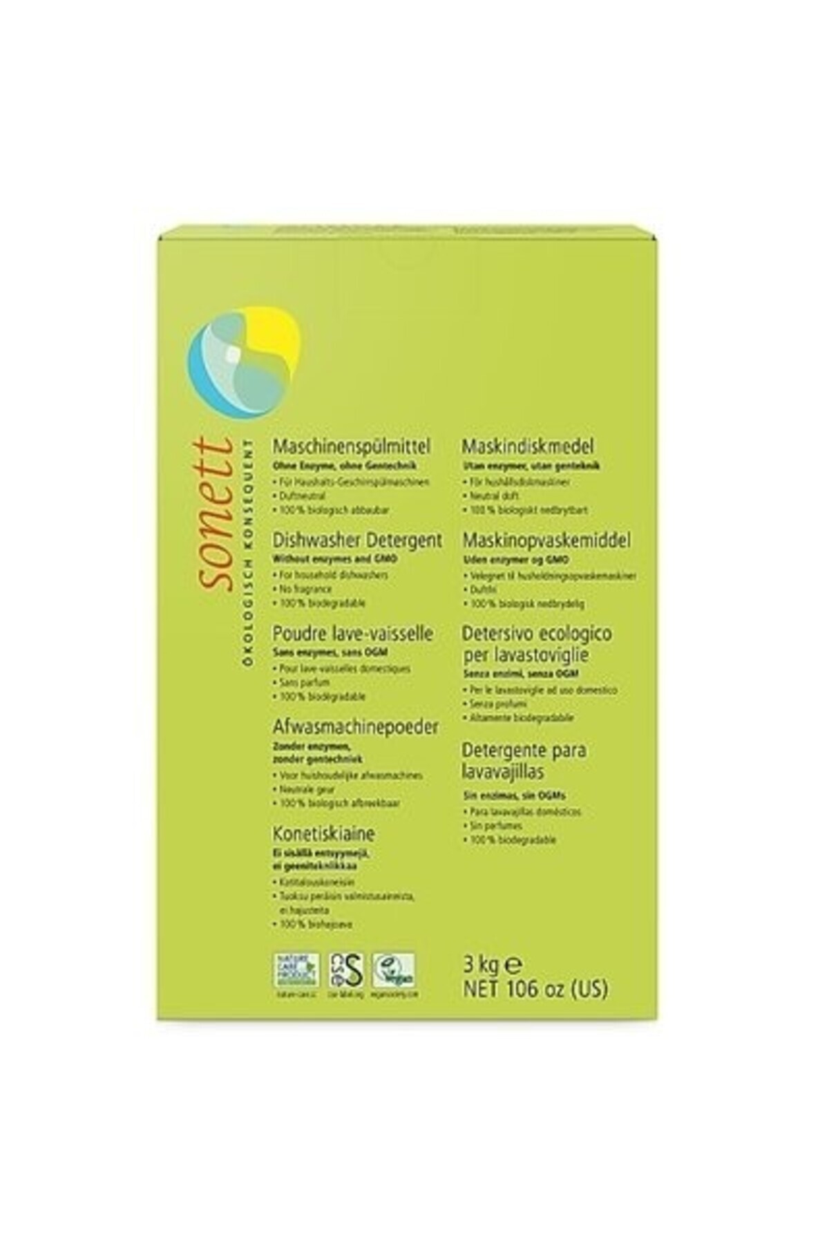 JollyMag Detergent Praf Pt. Masina De Spalat Vase 3kg Sonett - One Size