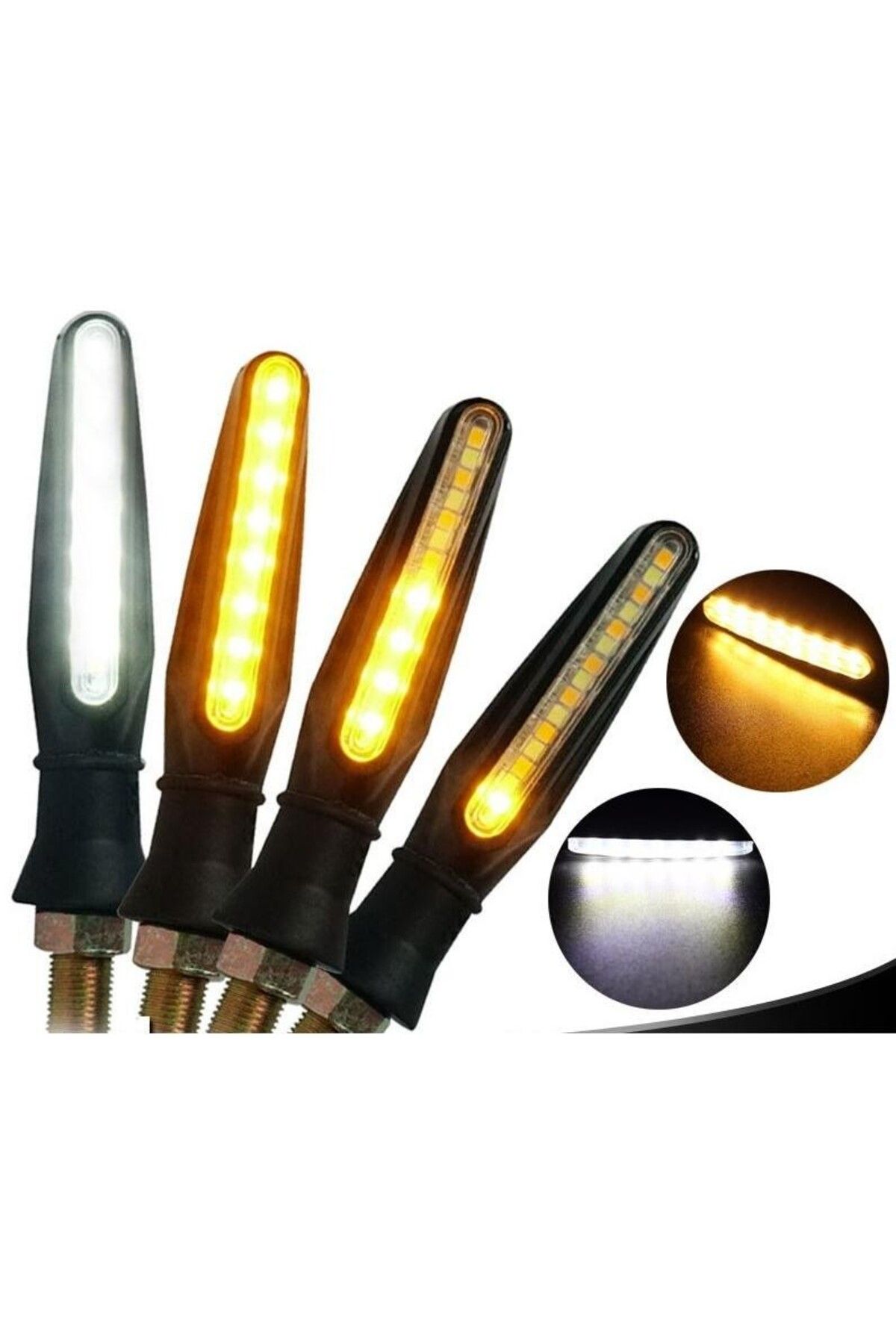JollyMag-Set of 2 SEQUENTIAL Motorcycle Signal Lamps, with 2 functions, position and signaling, AVX-ZD59B 5
