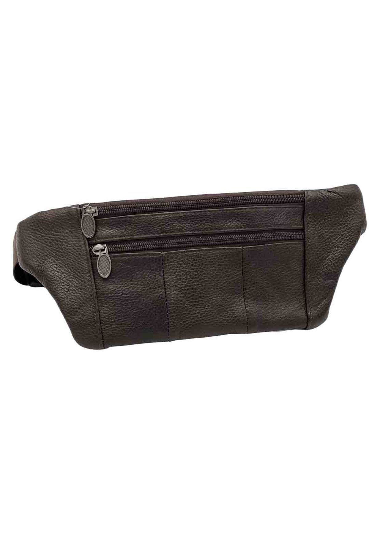Micutz-Men's Waist Bag Made of Genuine Leather, Waterproof, 30 x 11.5 x 2.3 cm, Dark Brown 6