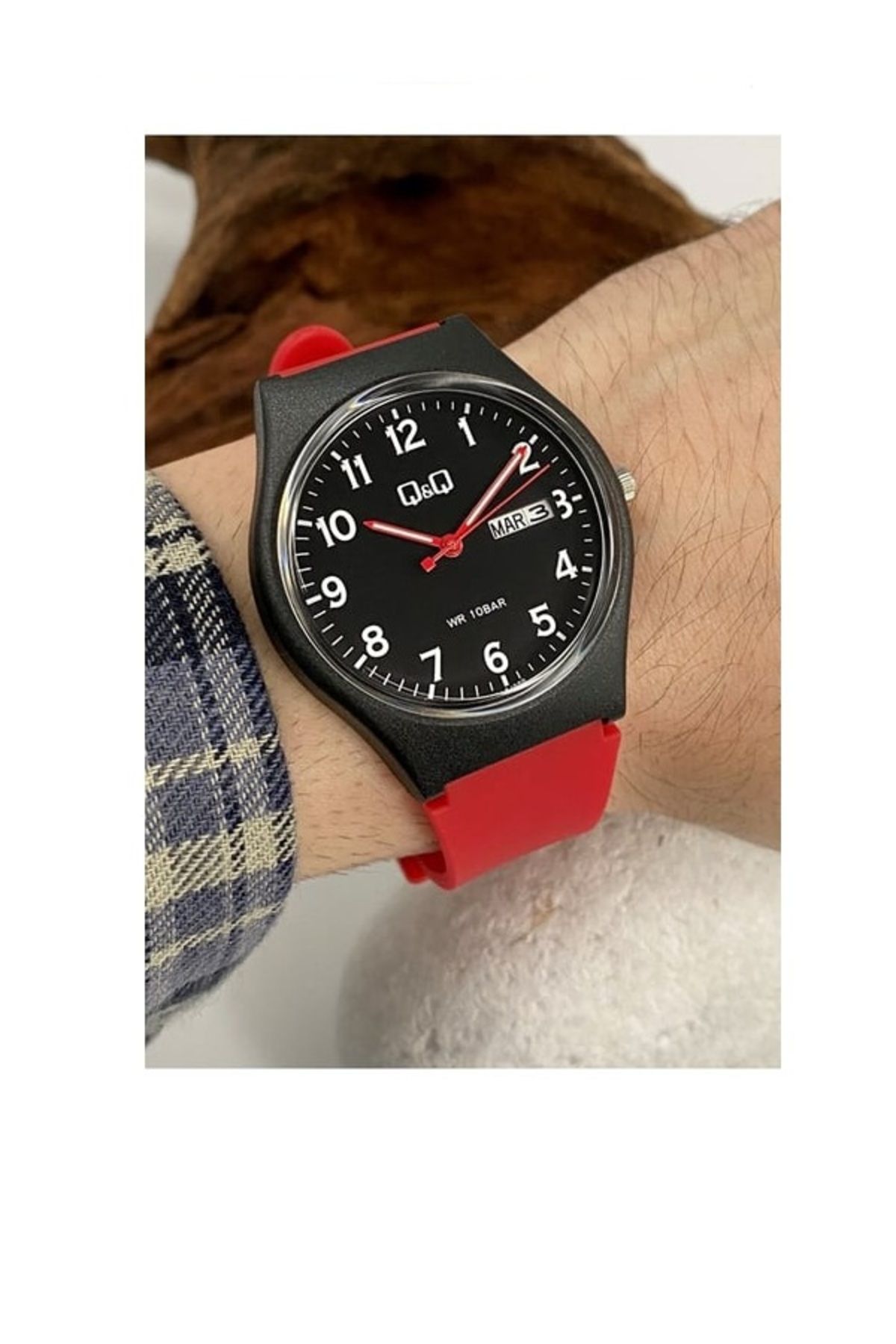 Q&Q-Original 2 Years Warranty Waterproof Daily Functional Watch with Calendar 5