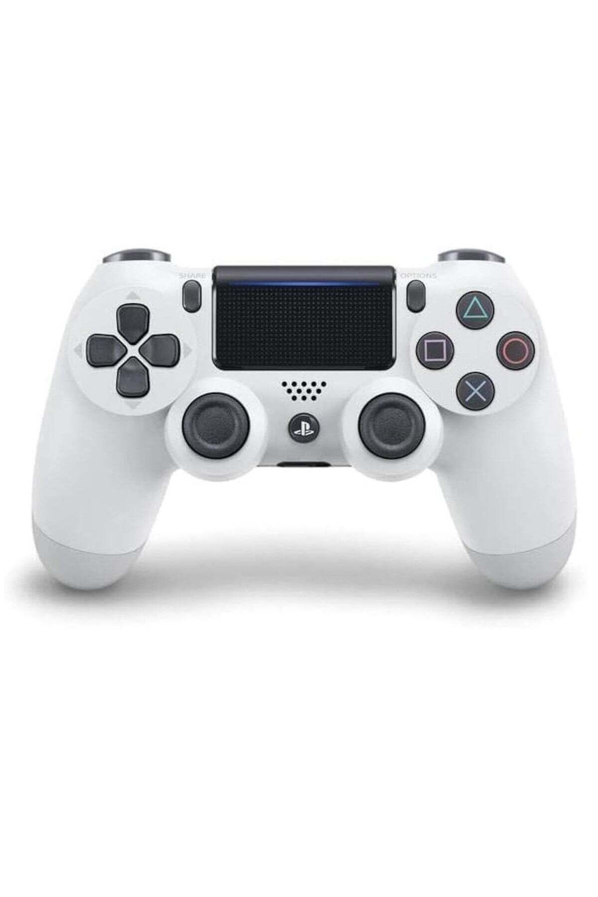 Sony-Generic DualShock 4 Wireless Controller – White Edition for PS4 1
