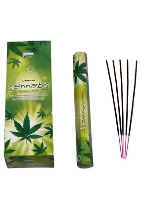 Darshan Incense Darshan 20 Adet Cannabis Kenevir Çubuk Tütsü