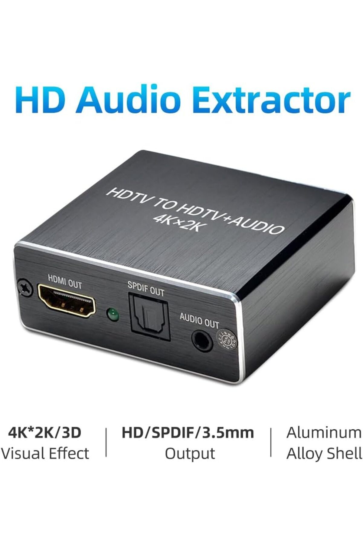 DESTE ELEKTRONİK SE-7155 Hdmi To Hdmi Optik Stereo 2.0 4k Ayırıcı