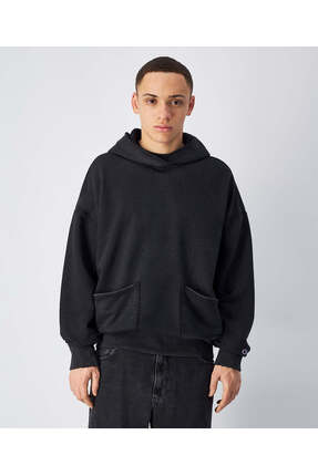 Champion Time Capsule Hooded Sweatshirt Siyah Erkek Sweatshirt -220744-KK001