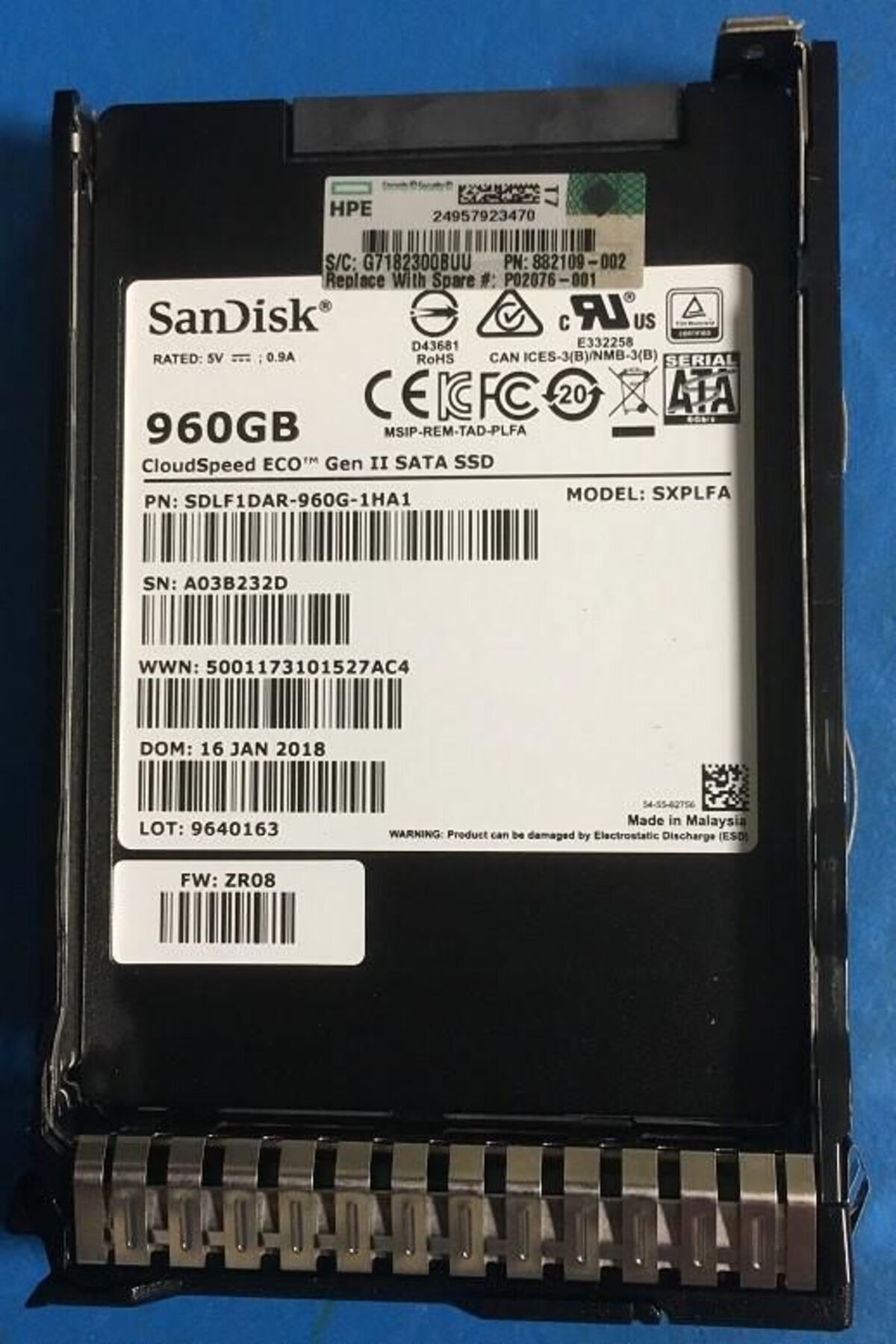 Inna marka-Dysk SSD HP Enterprise 960GB SFF SATA MU SC, P02076-001 1