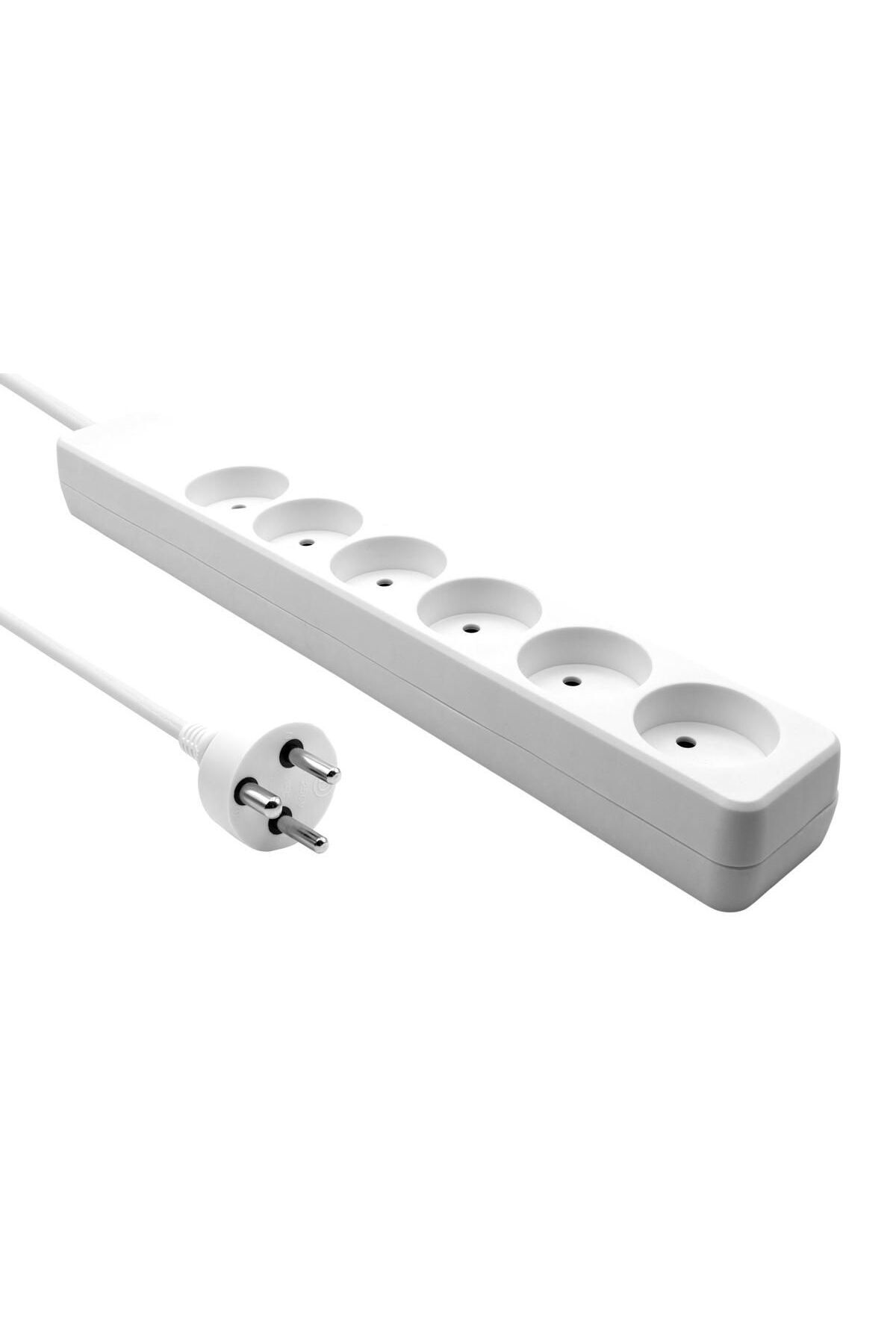 MicroConnect Prelungitor Cu 6 Prize, 10 M, Alb 8j4d8aa, Mc-gru0610dkw - One Size