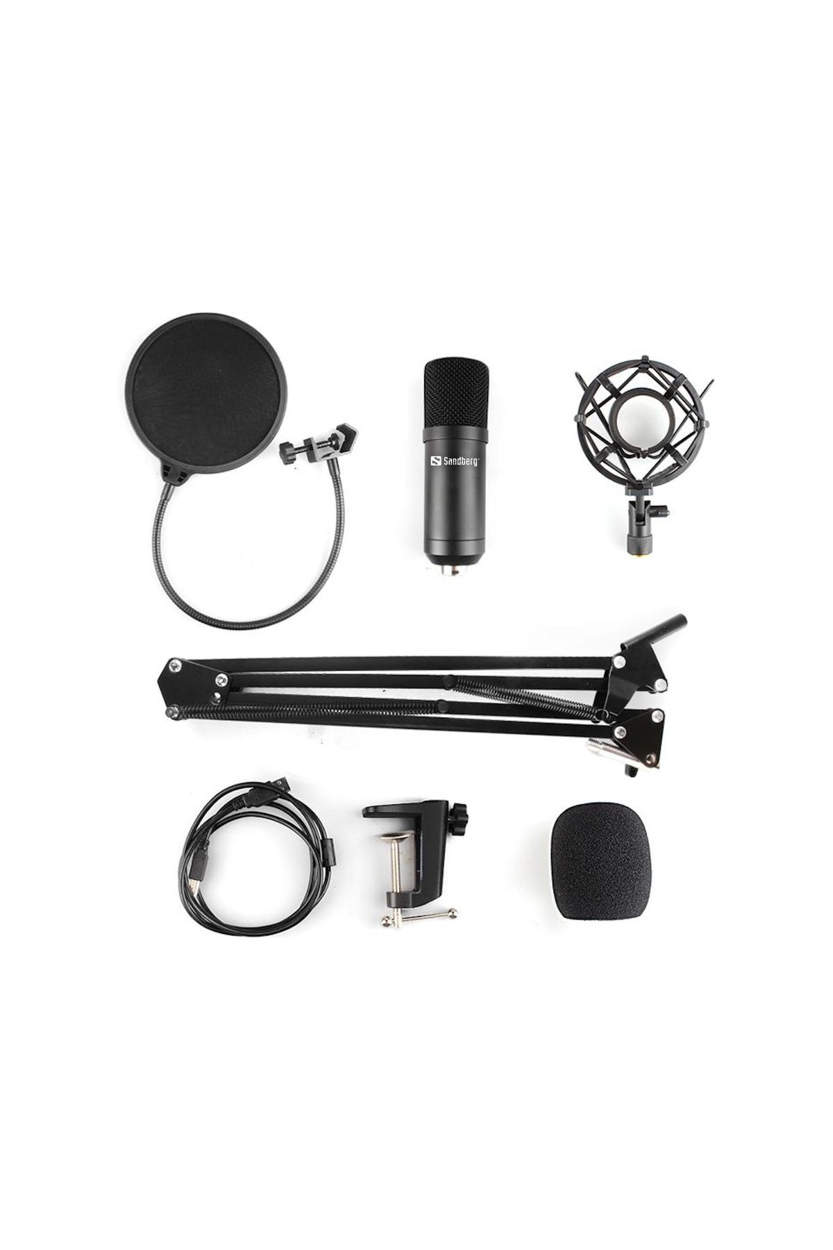 Sandberg-Streamer USB Microphone Kit, 126-07 2