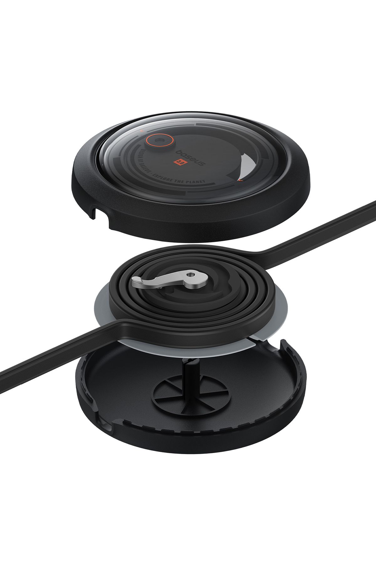 Baseus-Cablu retractabil universal 3 în 1 USB-C - Lightning / USB-C / Micro USB 100W 1,1 m - Negru 4