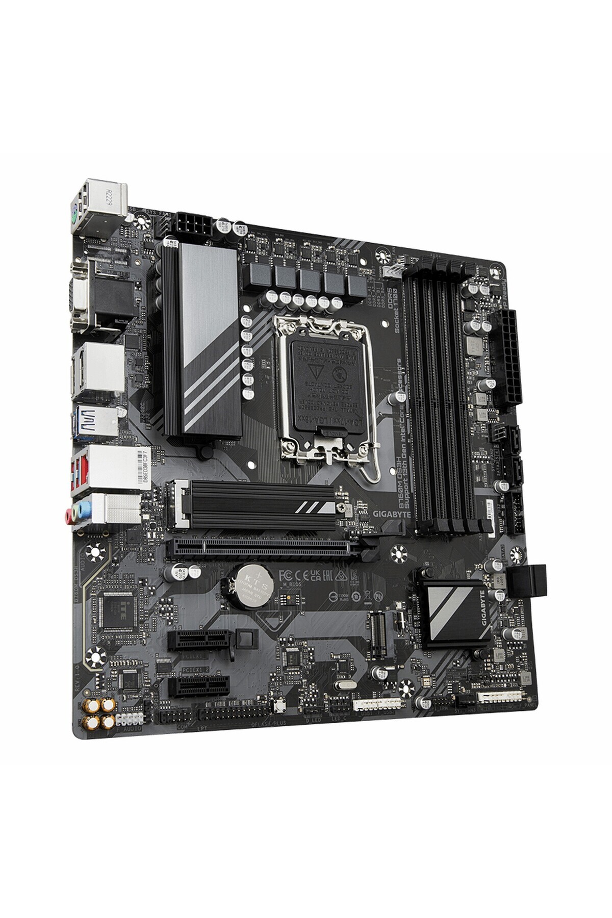 Gigabyte-B760M-DS3H-DDR5 Intel B760 Socket 1700 DDR5 7600MHz mATX Gaming (Player) Motherboard 3