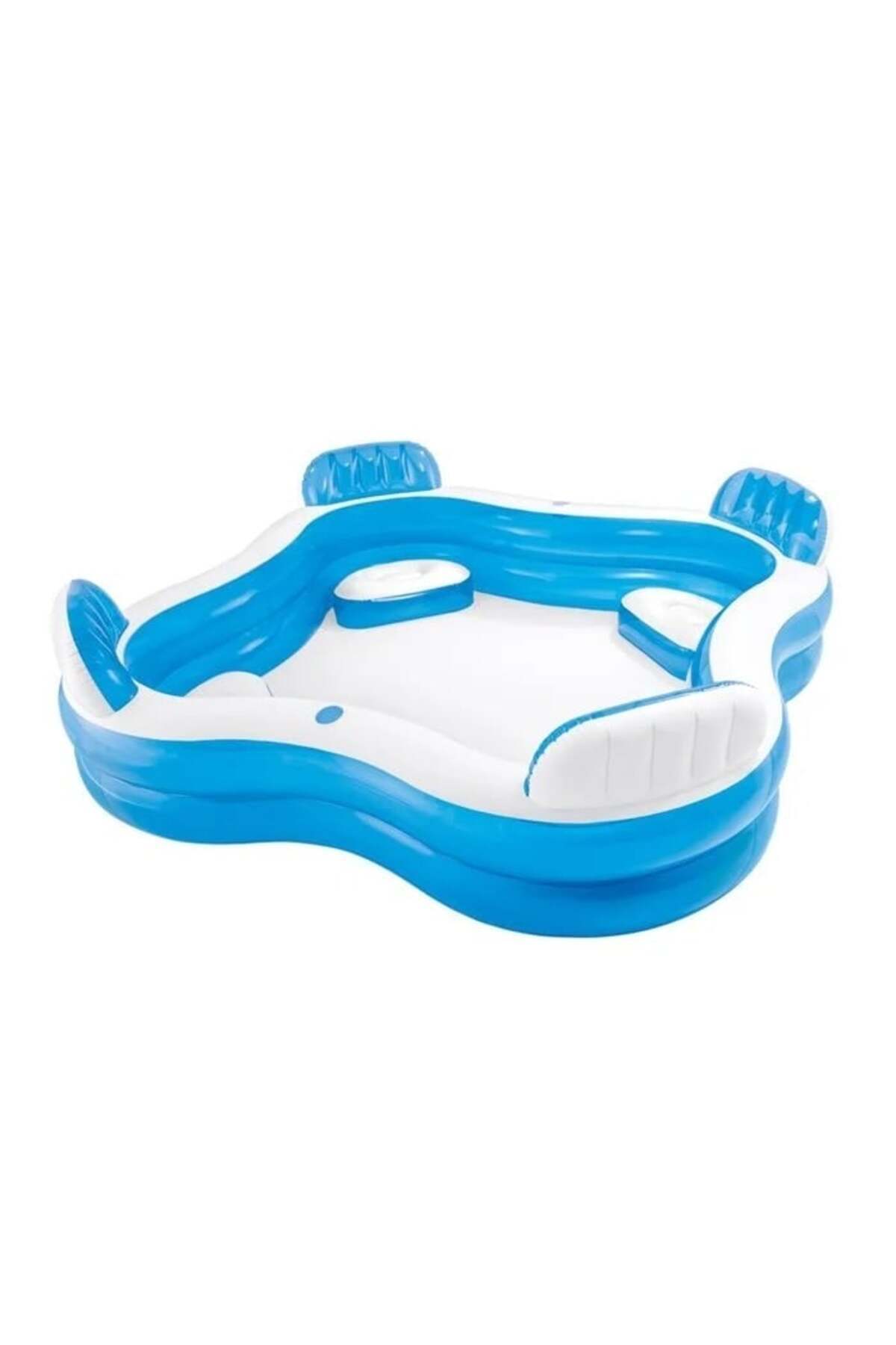 Welora-Family Swimming Pool, Intex, with spa, capacity 262 L, size 2.29x2.29x0.66 m, Bleu 4