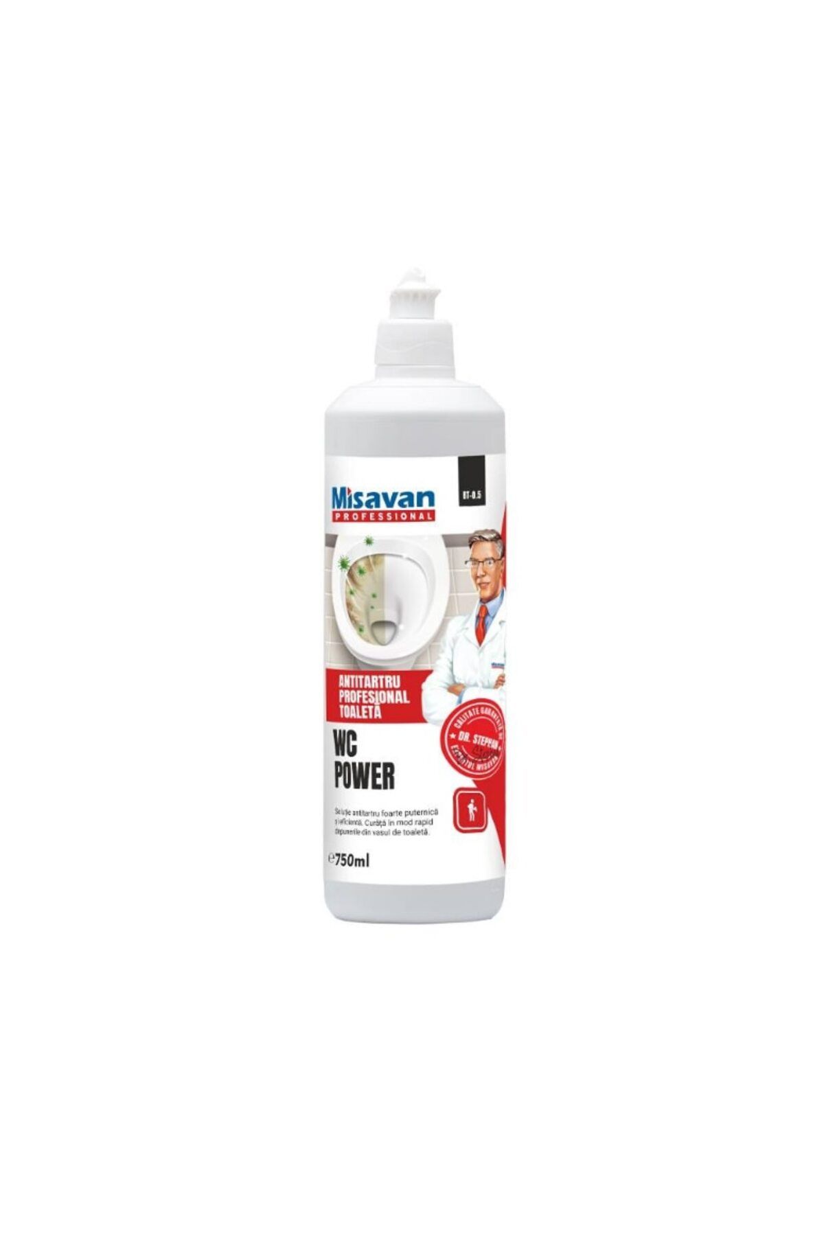 Misavan-Detartrant pentru toaletă Dr. Stephan WC Power, 750 ml 4
