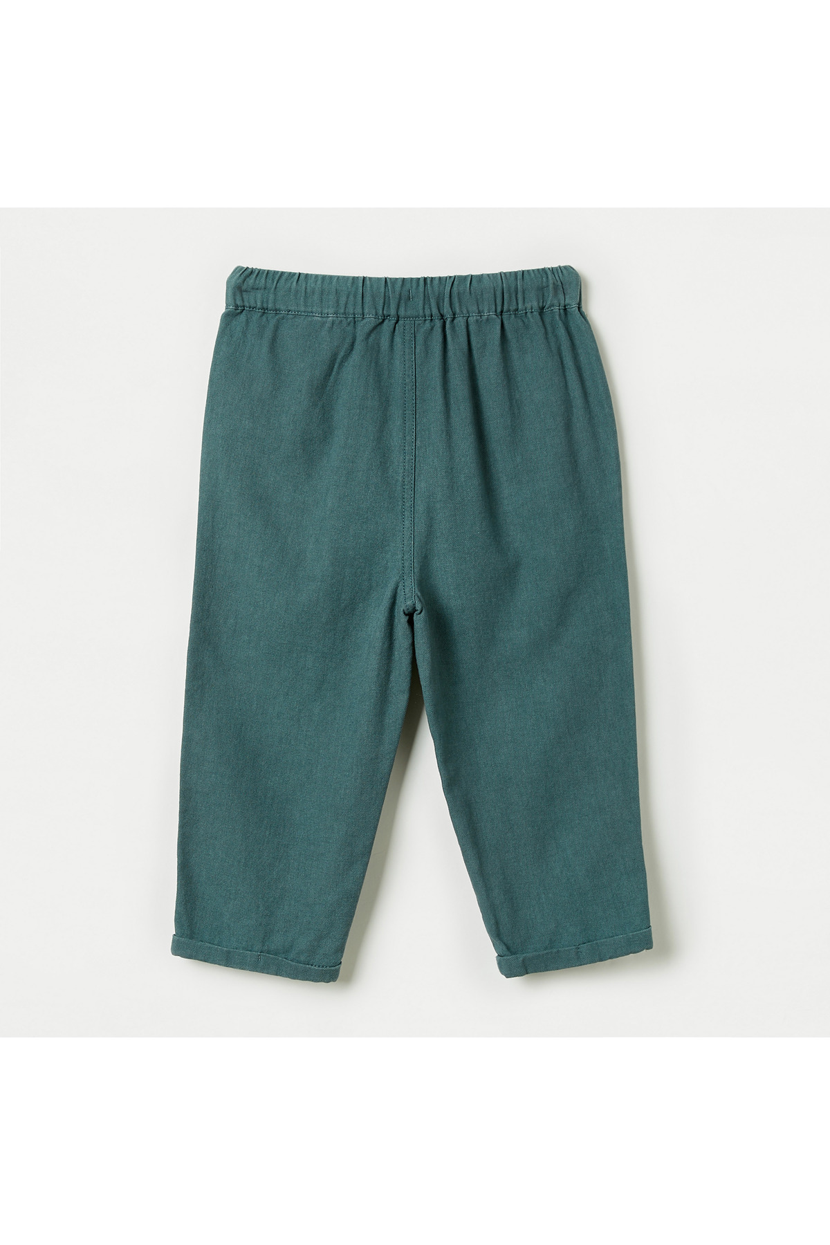 giggles-Solid Pants with Drawstring Closure 2