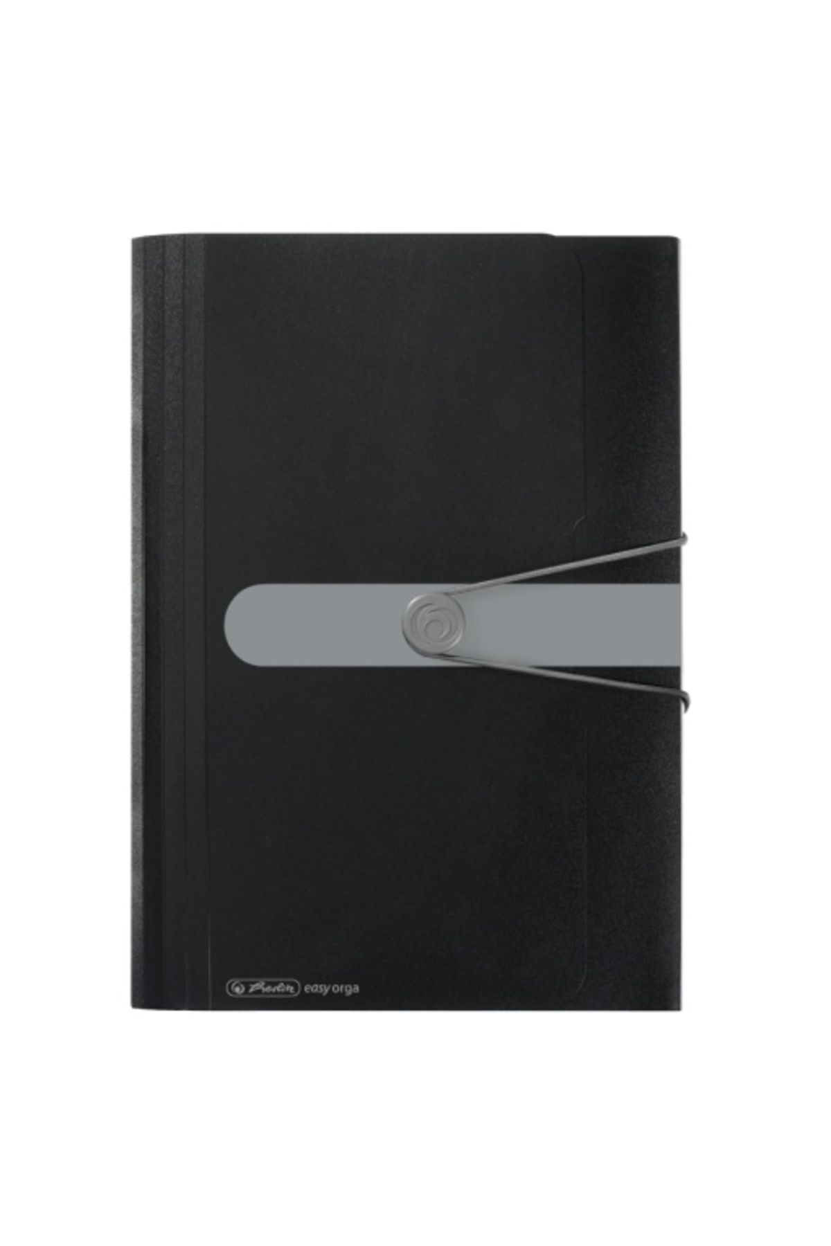 Herlitz-Dosar extensibil, format A4, material PP, închidere cu nasture elastic, indexat cu 12 compartimente, culoare negru 2
