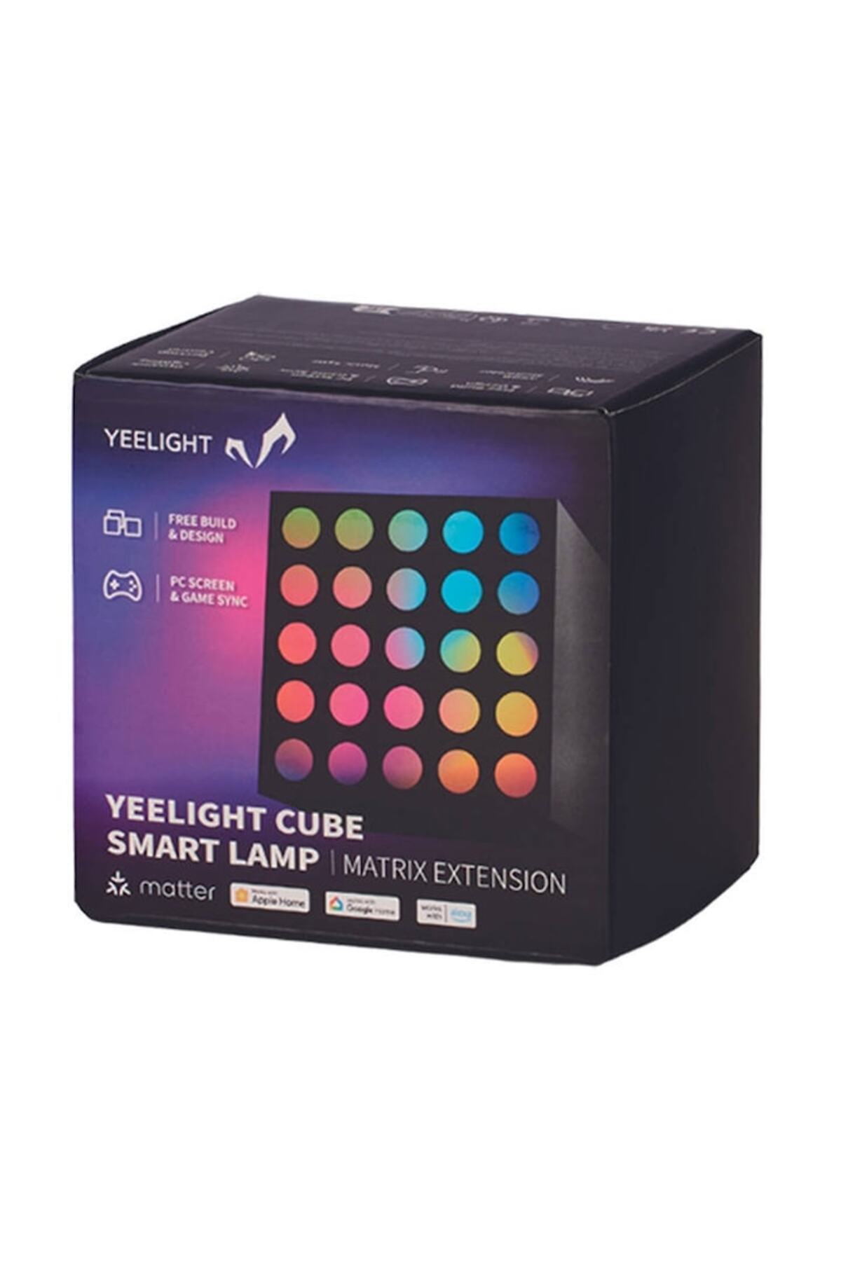 Yeelight-Gaming Light Panel, Smart Cube Light Matrix, 25 LEDs, 75x75x75mm, Wi-Fi, Bluetooth 3