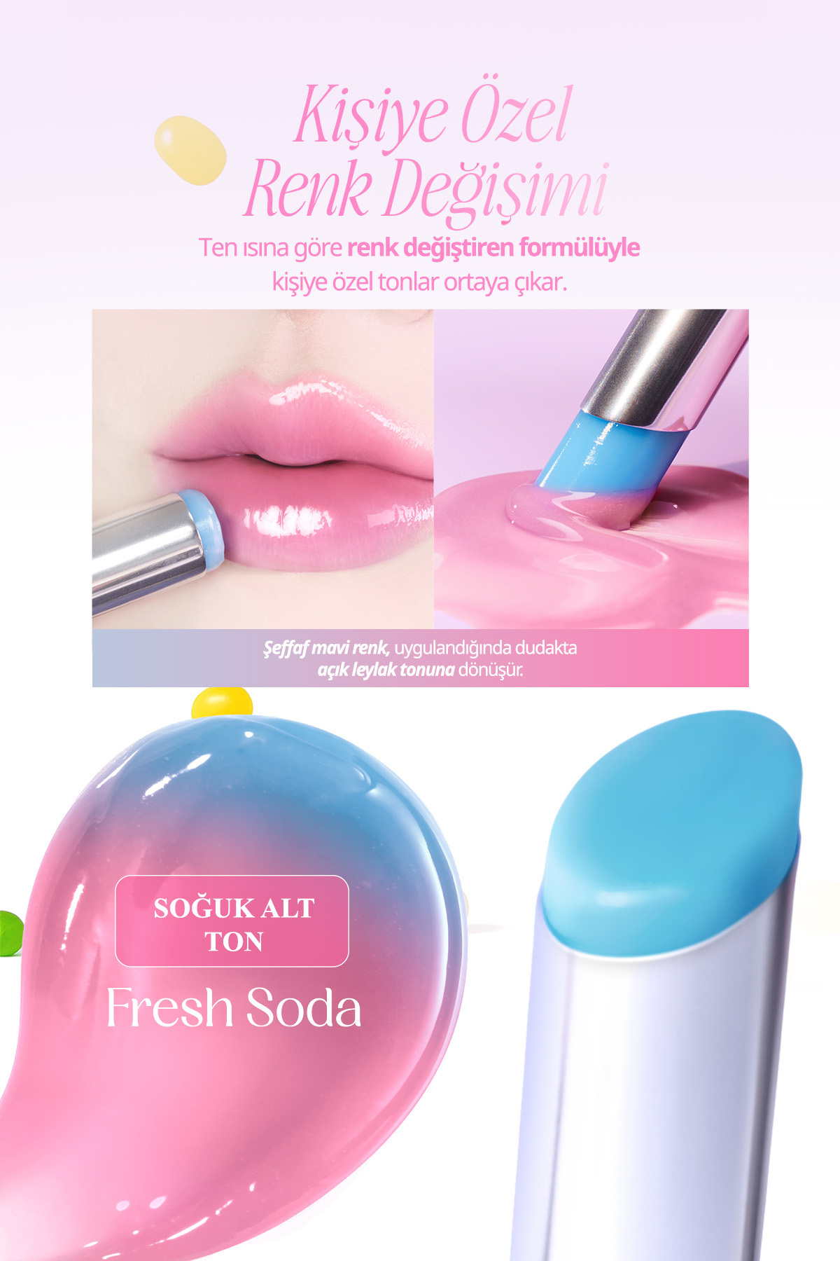 بالم لب کریستال پلامپر (03 FRESH SODA) - بالم لب تغییر رنگ دهنده (111612) — تصویر 6 از 9