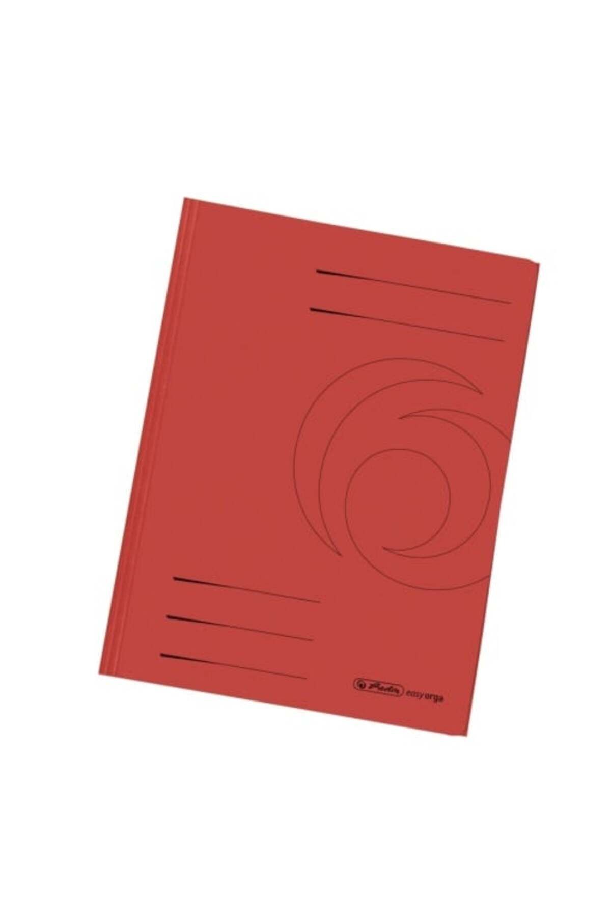 Herlitz-Dosar tip plic, format A4, material carton reciclat, culoare roșu intens 1
