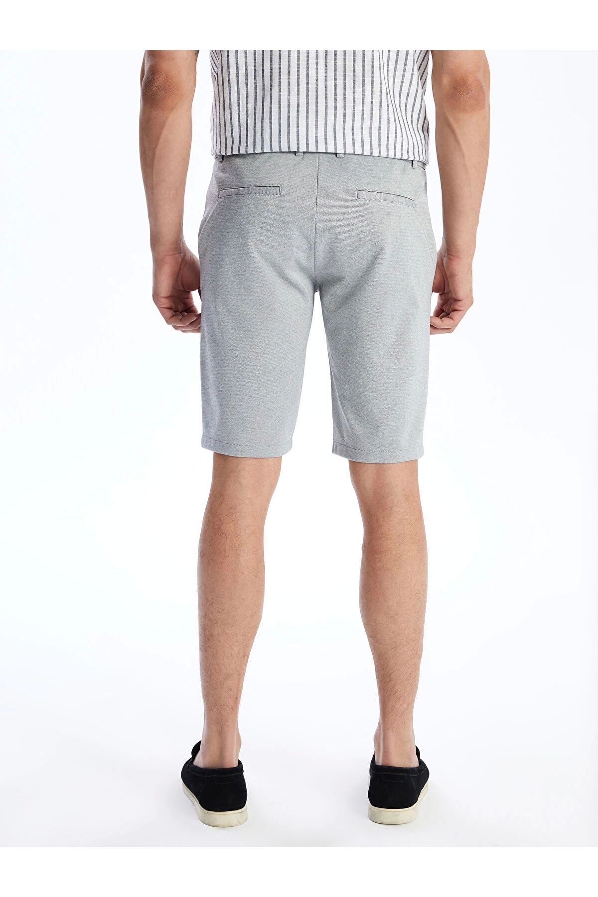 LC Waikiki-Ανδρικό σορτς SOUTHBLUE Grey Standard Fit 4