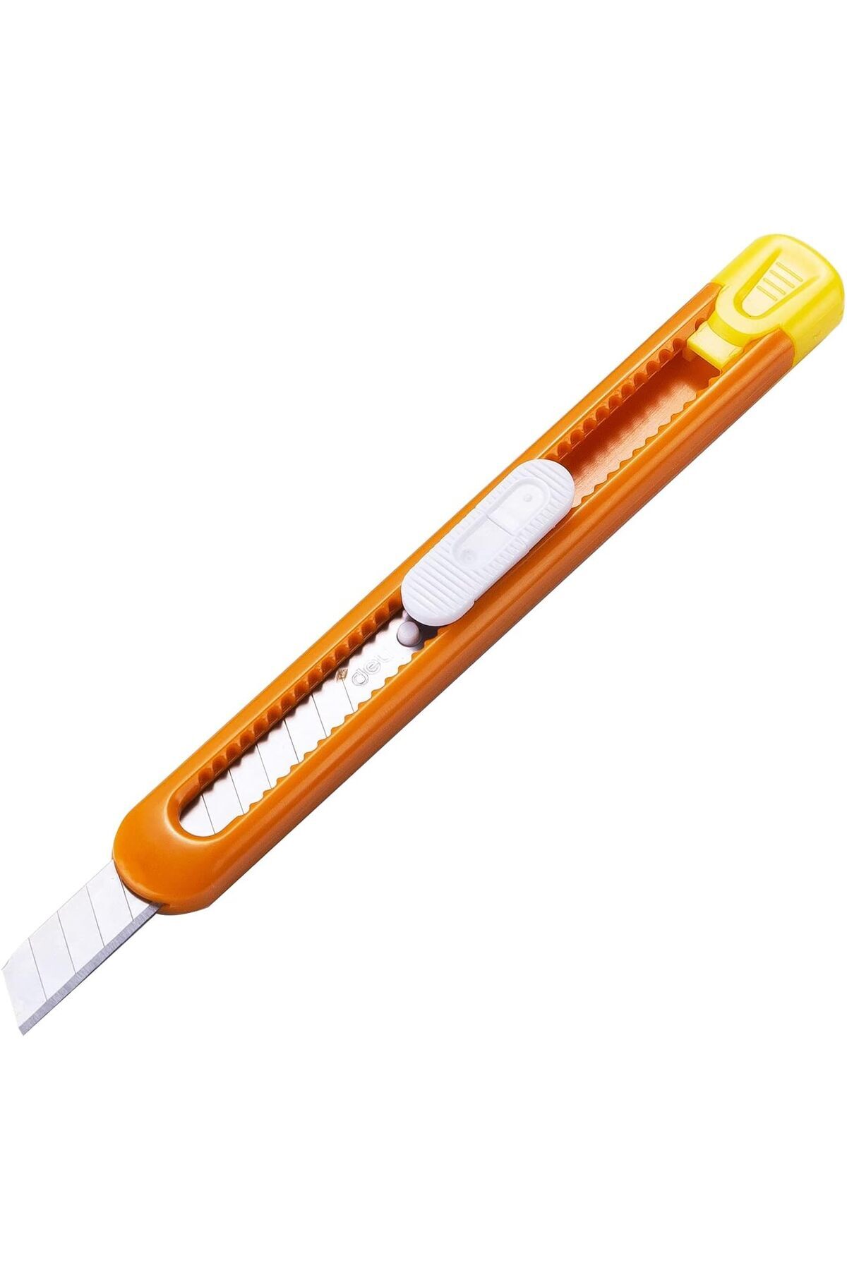 Deli-E2054 Utility Cutter – 13 Snap-Off SK5 Blades, Manual Lock, Safe & Sharp Design for Precise C 5