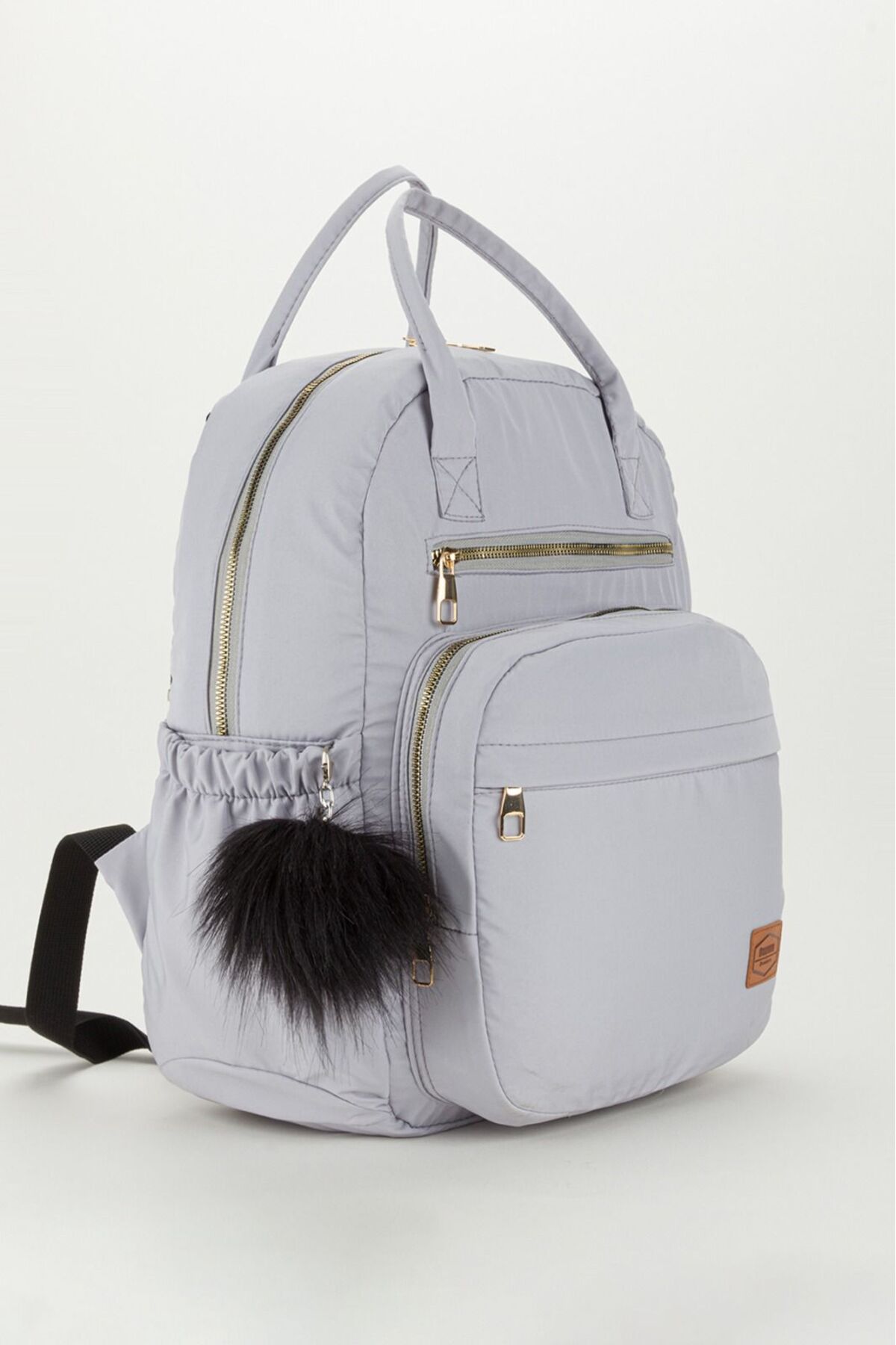 Halk Sepeti Anne Bebek Bakım Sırt-Omuz Çantası Arya Model Termos Biberon Cepli Askı Aparatlı Anahtarlık fotoğrafı 6 (önizleme)