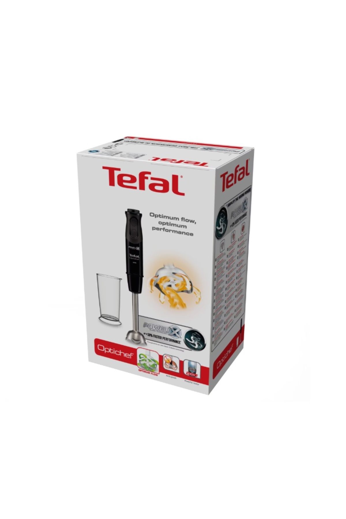 TEFAL-Mixer vertical Optichef 2 în 1 Hb641838, 800 w, 10 viteze, tocător de 500 ml, negru 6