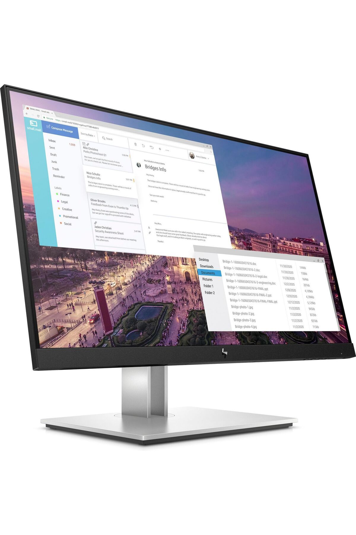 HP-E23 G4 23" IPS FHD E23 G4, 9VF96AT#ABB 3