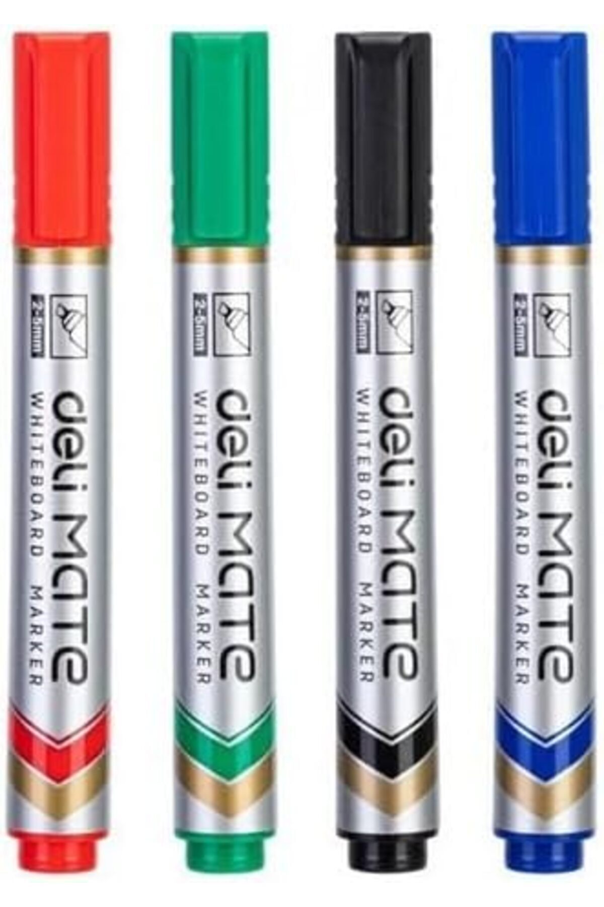 Deli-1.5 mm Dry Erase Chisel Marker, Assorted 2