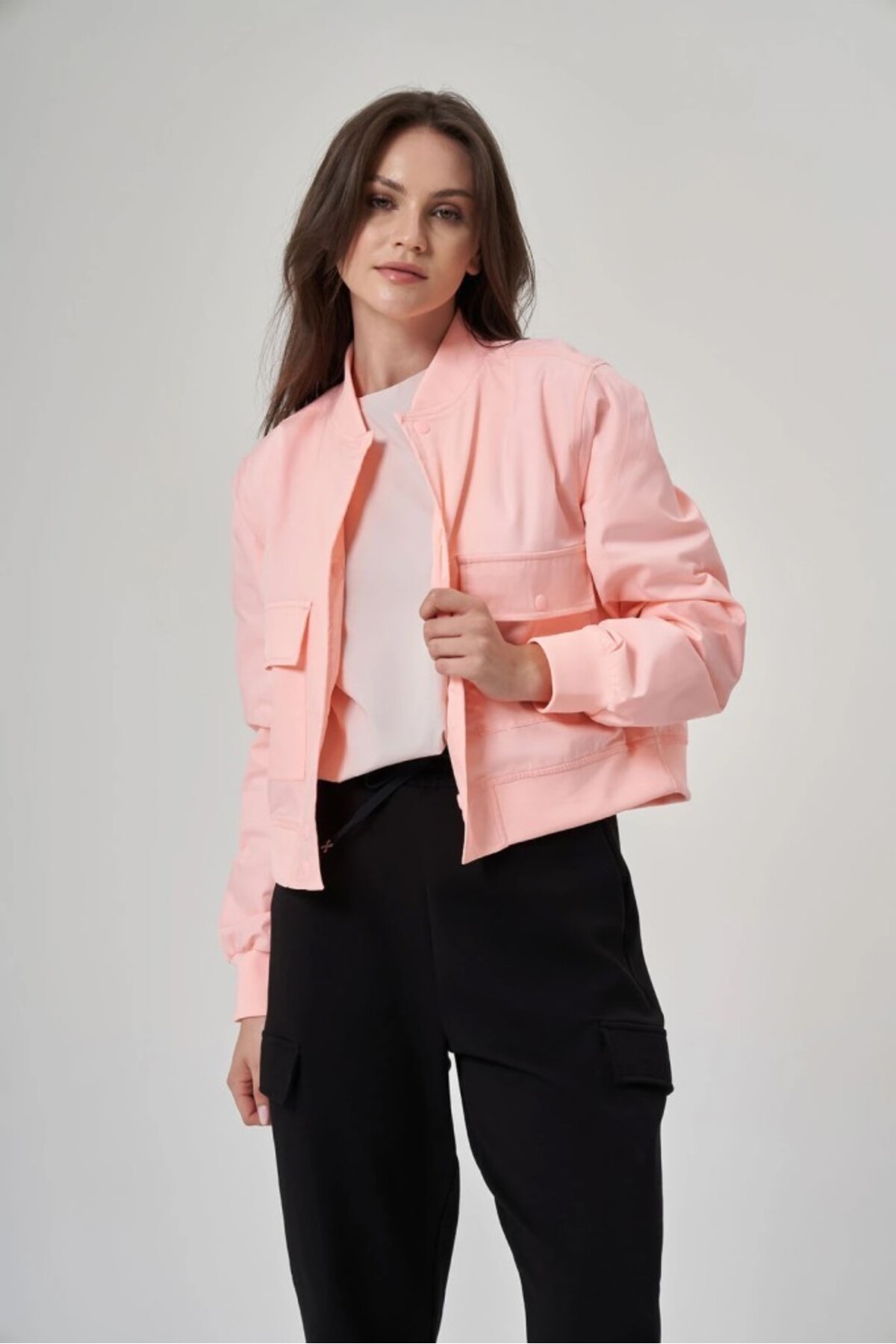 Exuma KADIN CEKET-1521158 PEMBE görsel 6