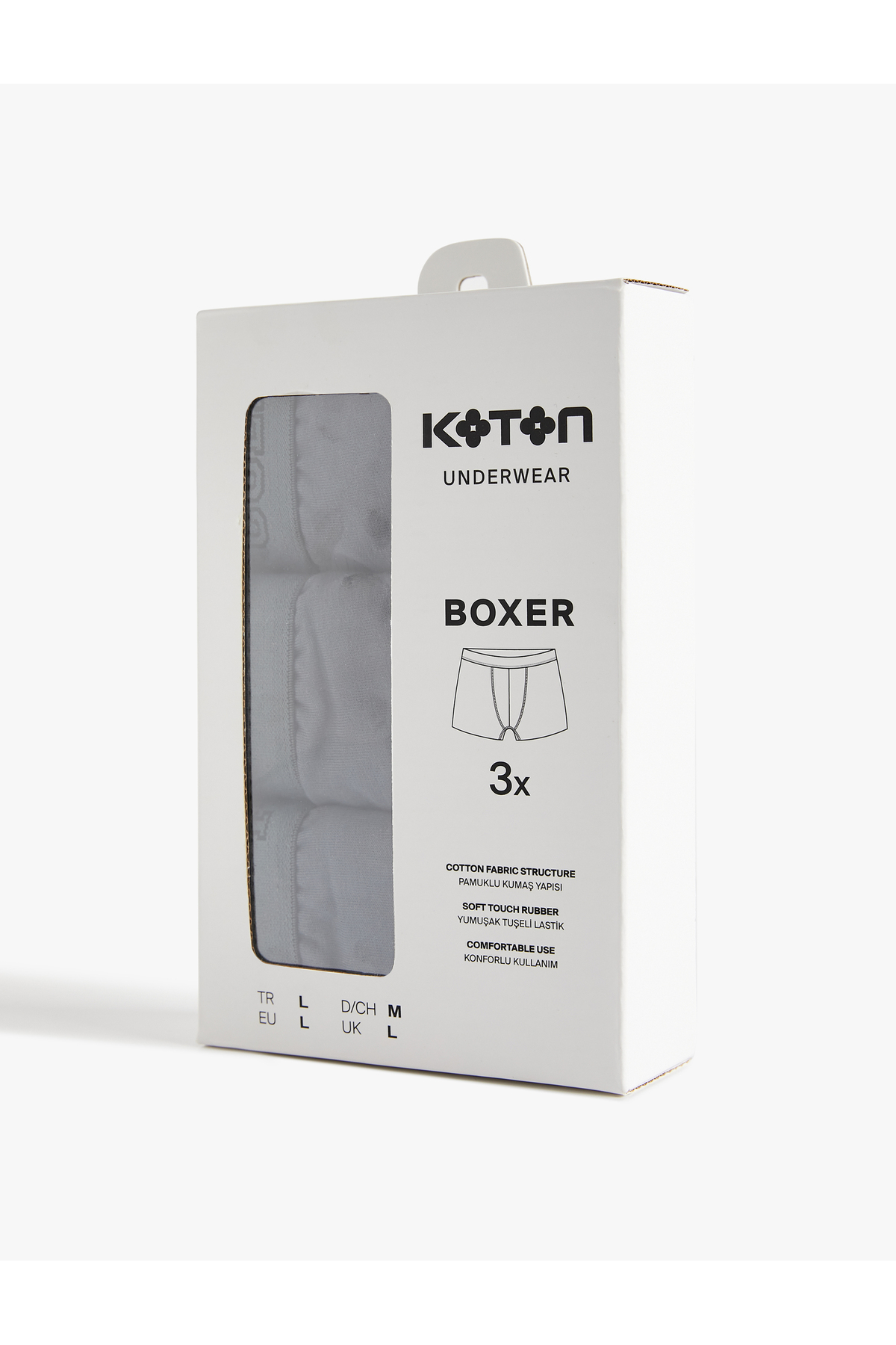 باکسر مردانه راسته فاق نرمال | کوتون Koton 6WLM90049MK - تصویر 2