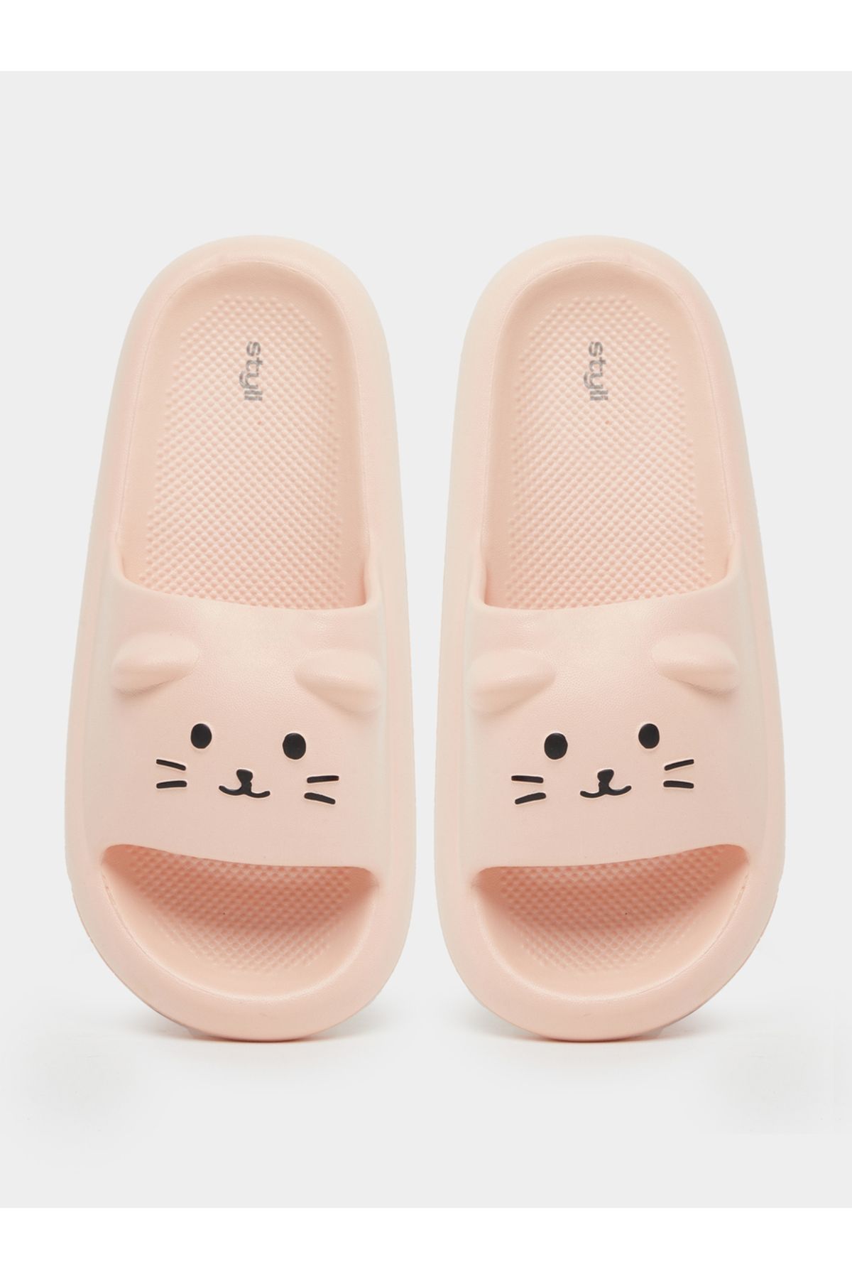 Styli-Cat Print Slip-On Slides 5