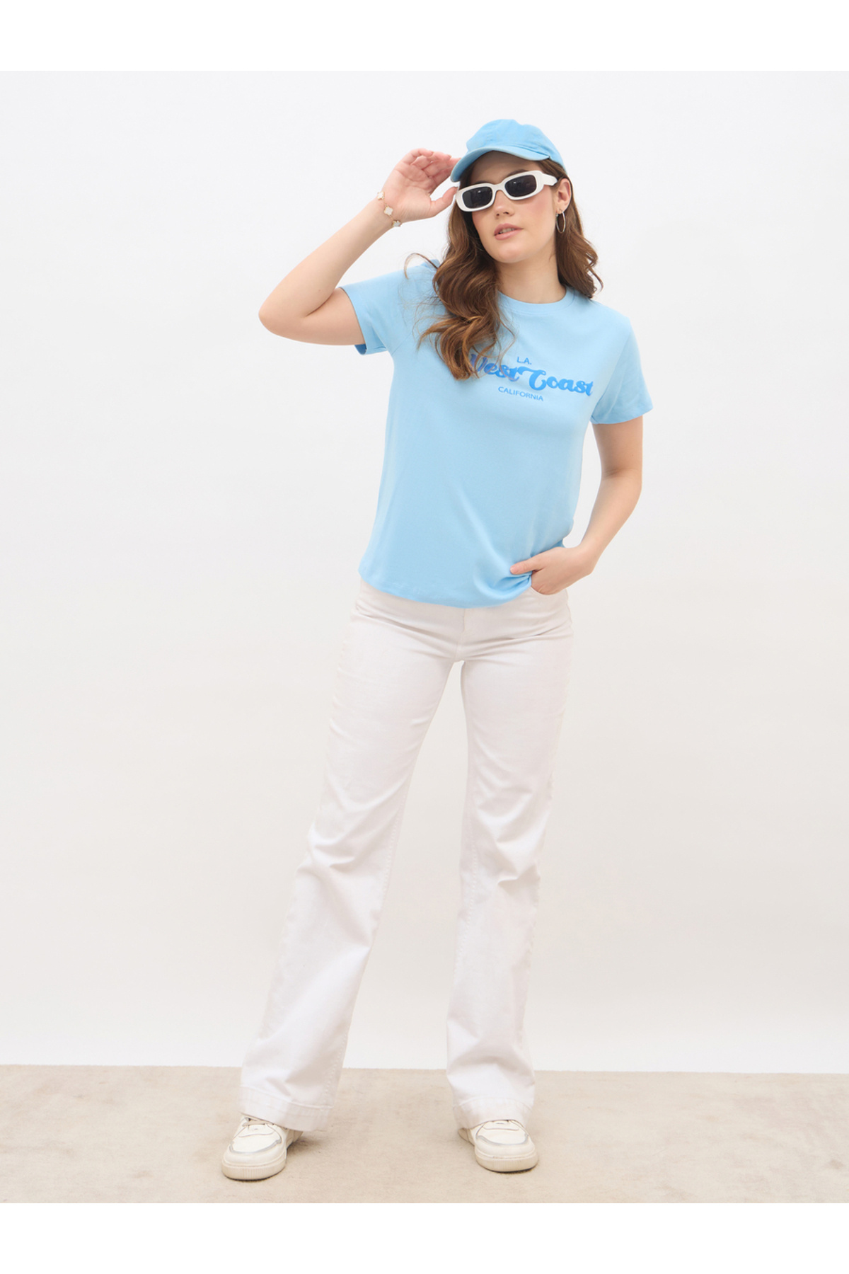 Styli Slogan Print Regular Fit T-Shirt