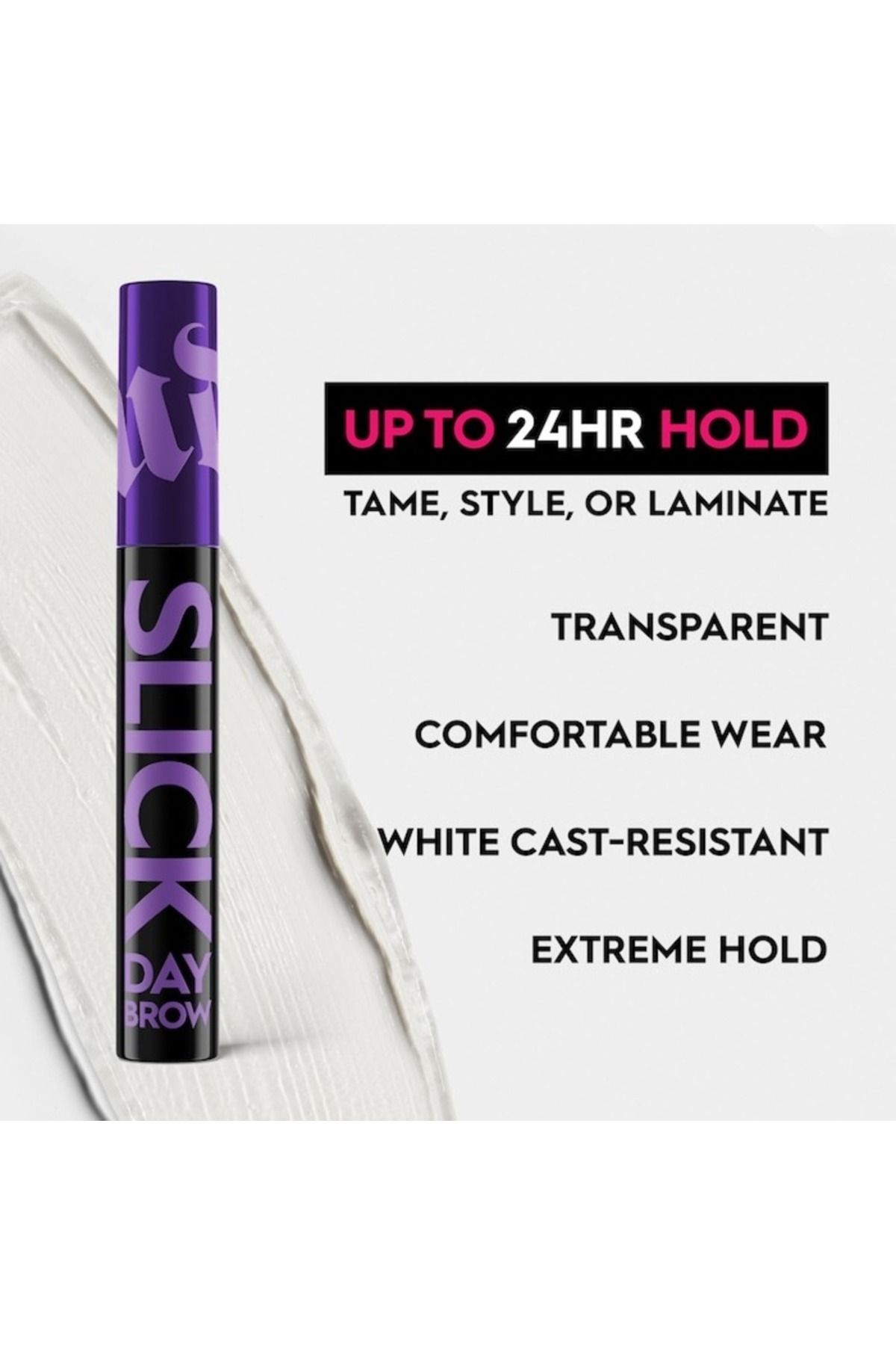 Urban Decay-Slick Day Strong-Hold Clear Brow Gel - Transparent Brow Setter 0.23oz | All-Day Hold 4